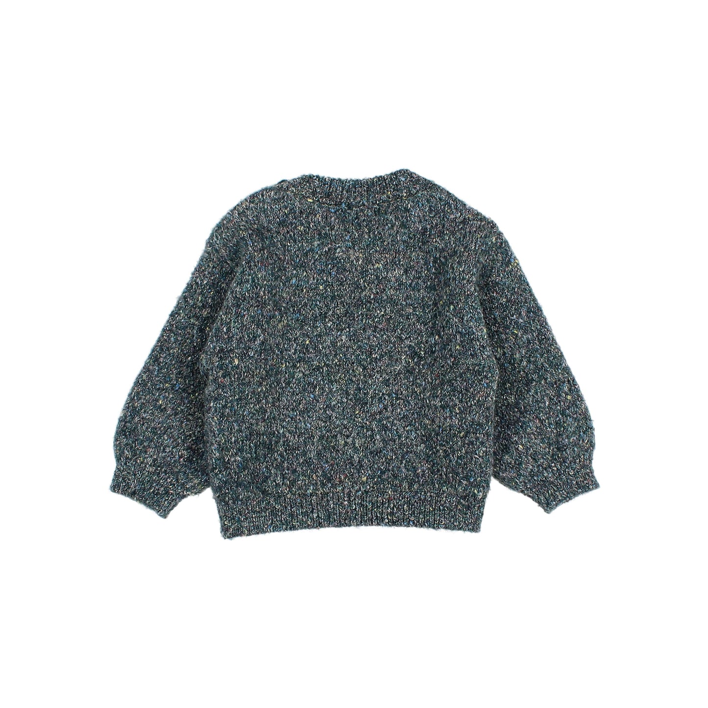 Búho BCN Melange Jumper Alpine Green
