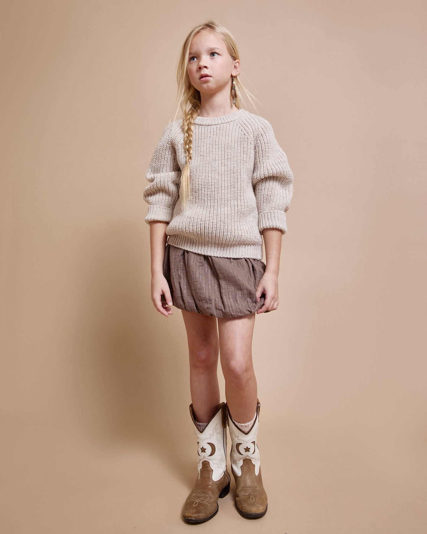 Búho BCN Soft Knit Pullover Natural