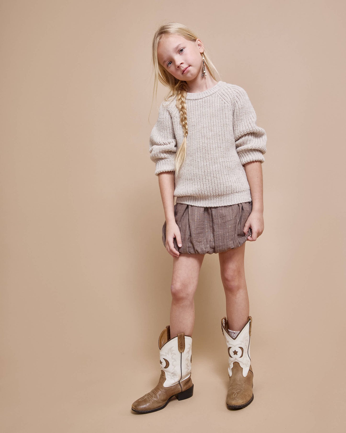 Búho BCN Soft Knit Pullover Natural