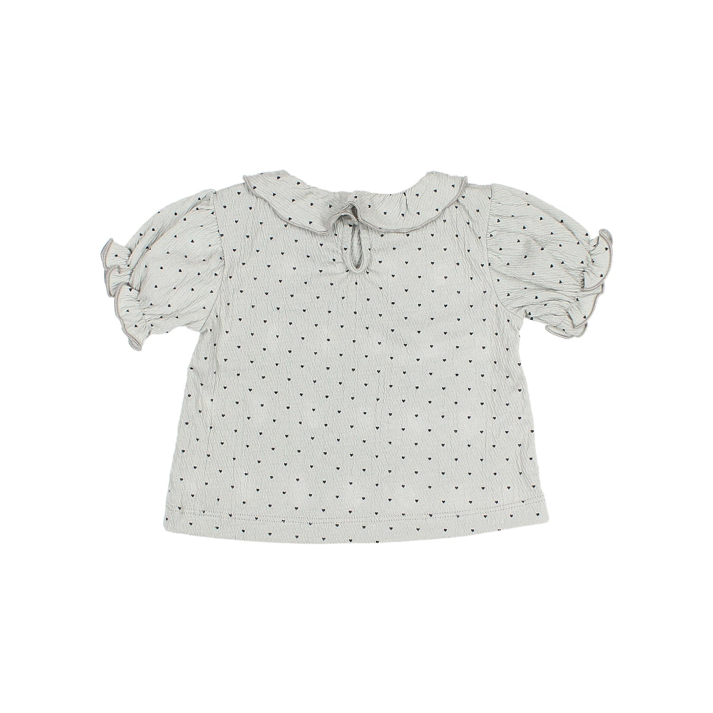 Búho BCN BB Mini Coeurs Top Sky Gray