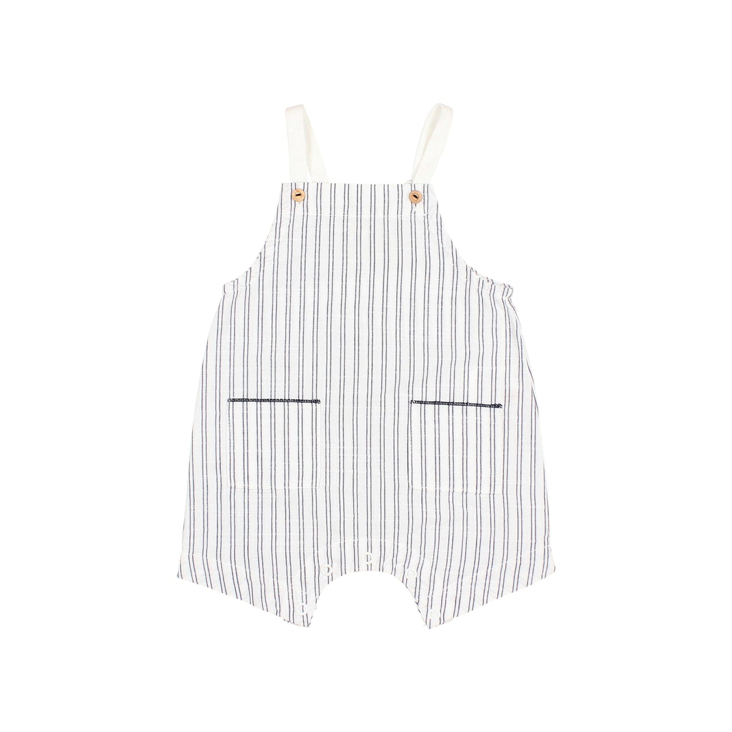 Búho BCN BB Stripes Latzhose White