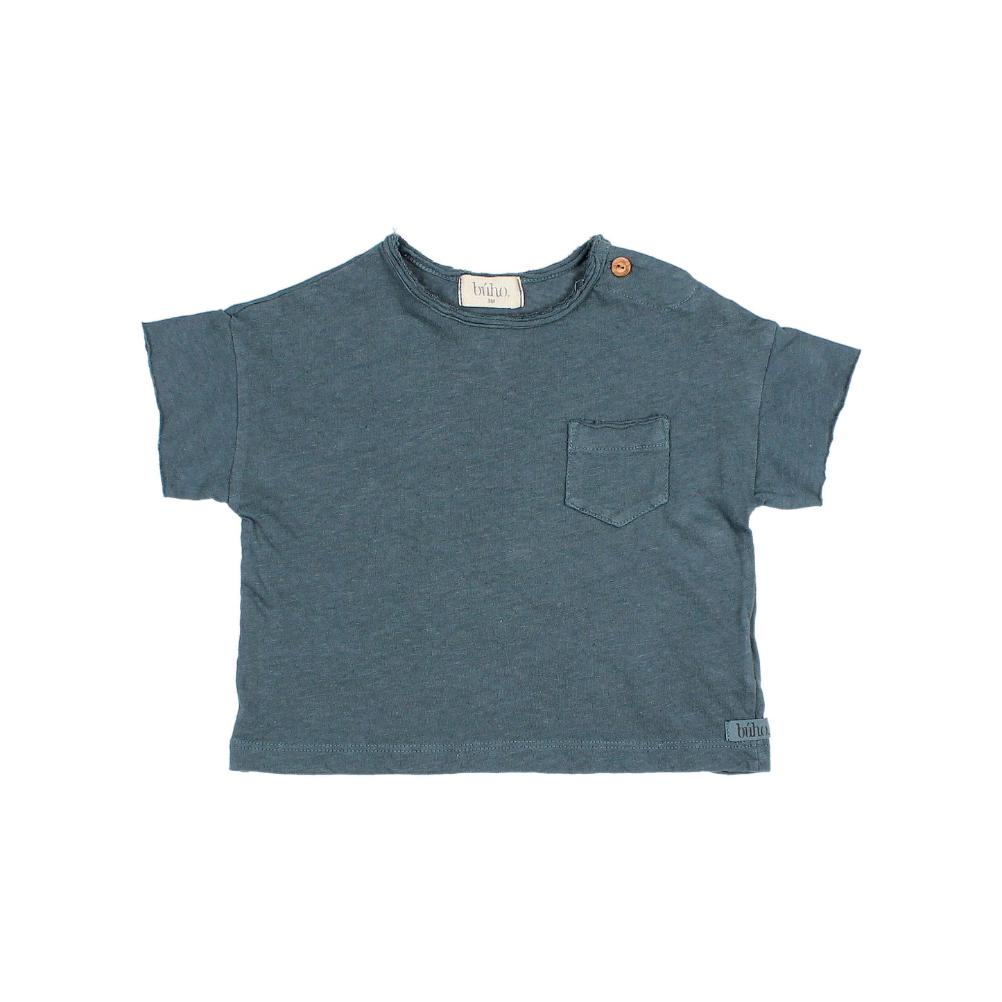 Búho BCN BB Pocket T-Shirt Blue Teal