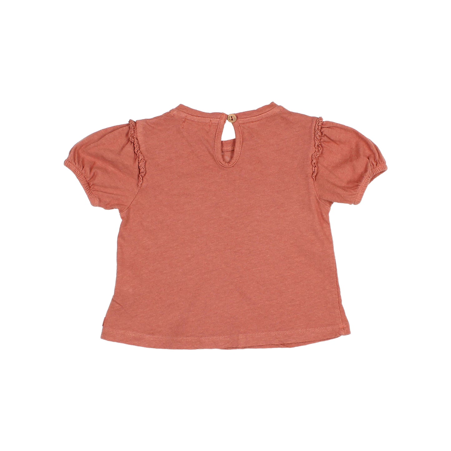Búho BCN BB Leinenshirt mit Spitze Argile