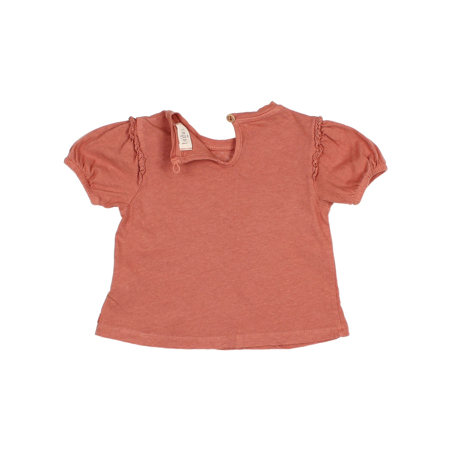 Búho BCN BB Leinenshirt mit Spitze Argile