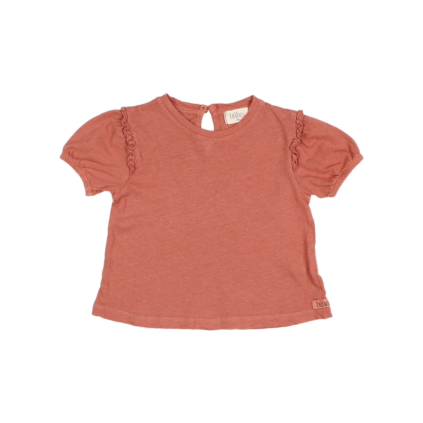 Búho BCN BB Leinenshirt mit Spitze Argile