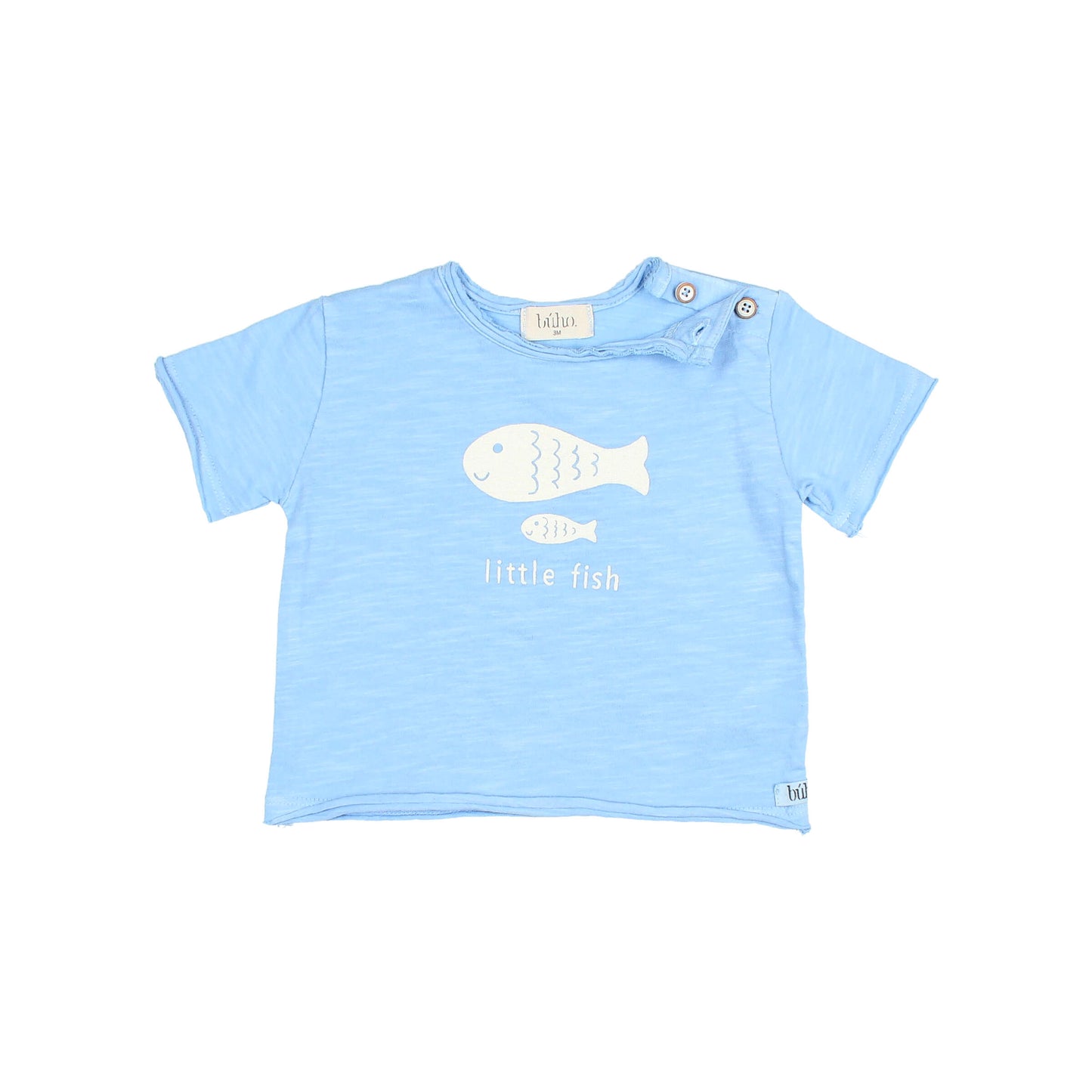 Búho BCN BB Little Fish T-Shirt Provence Blue