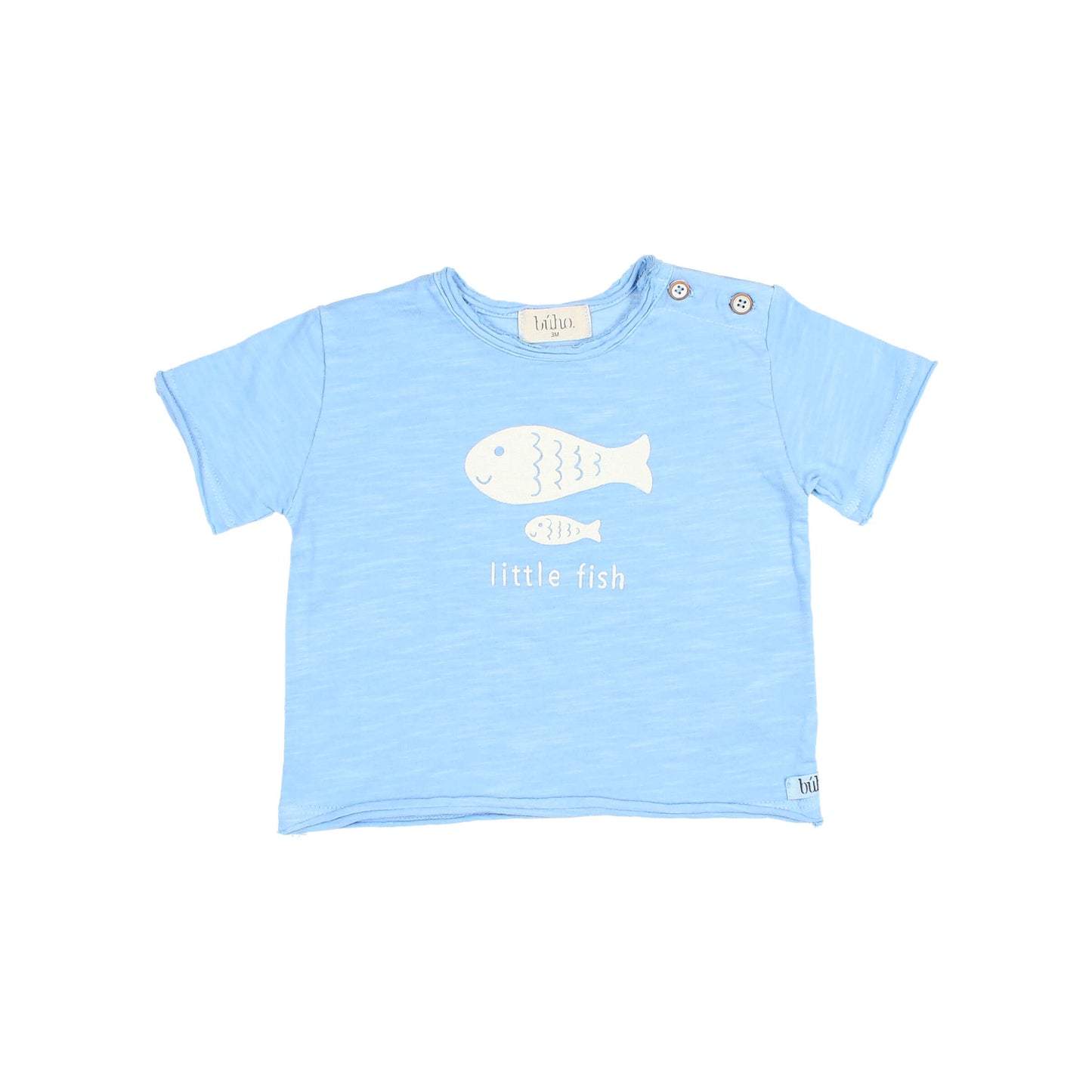 Búho BCN BB Little Fish T-Shirt Provence Blue