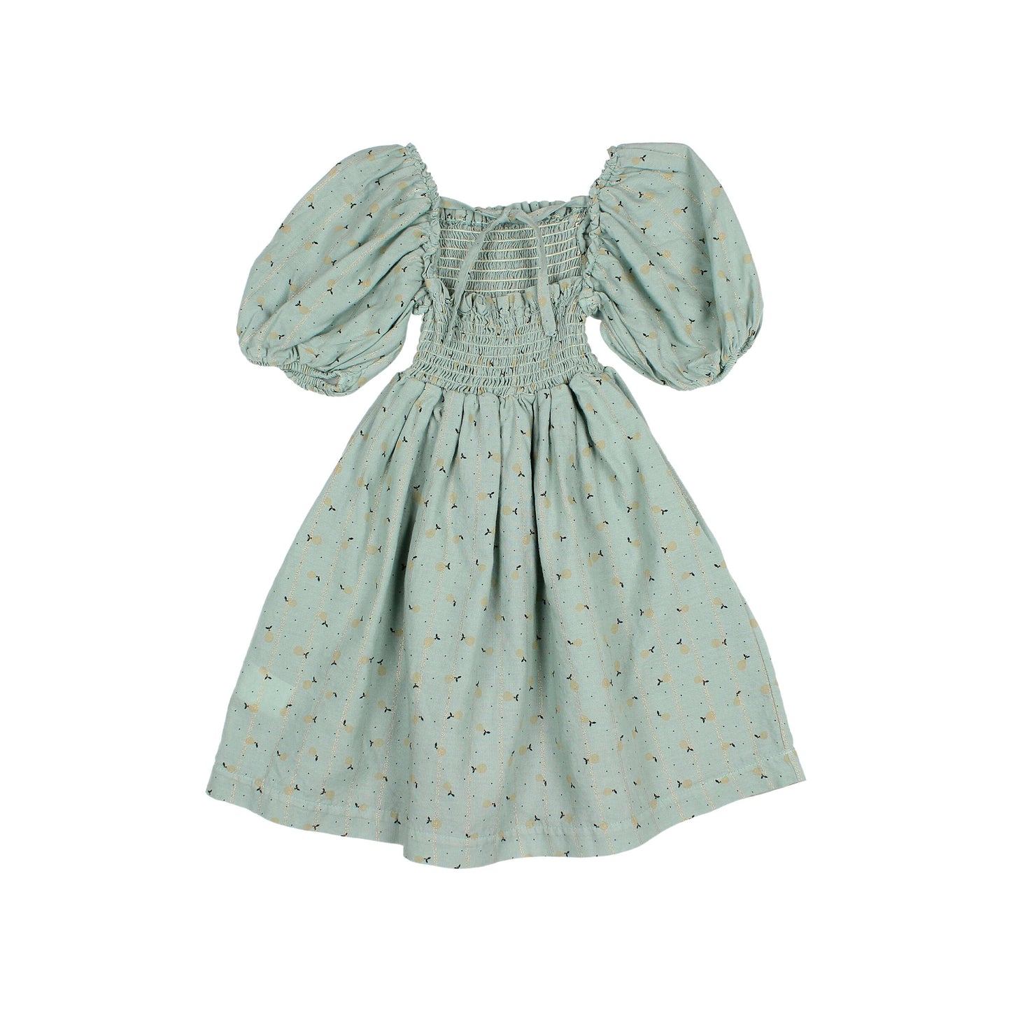 Búho BCN Sweet Peras Kleid Sage Green