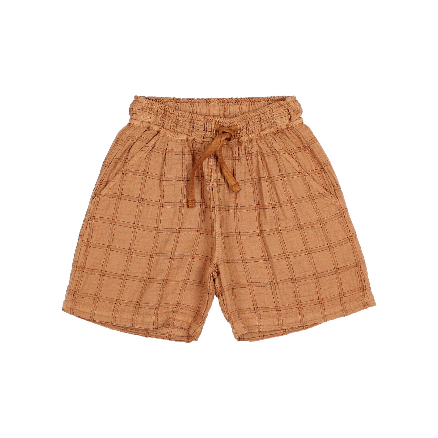 Búho BCN Check Bermudas Honey
