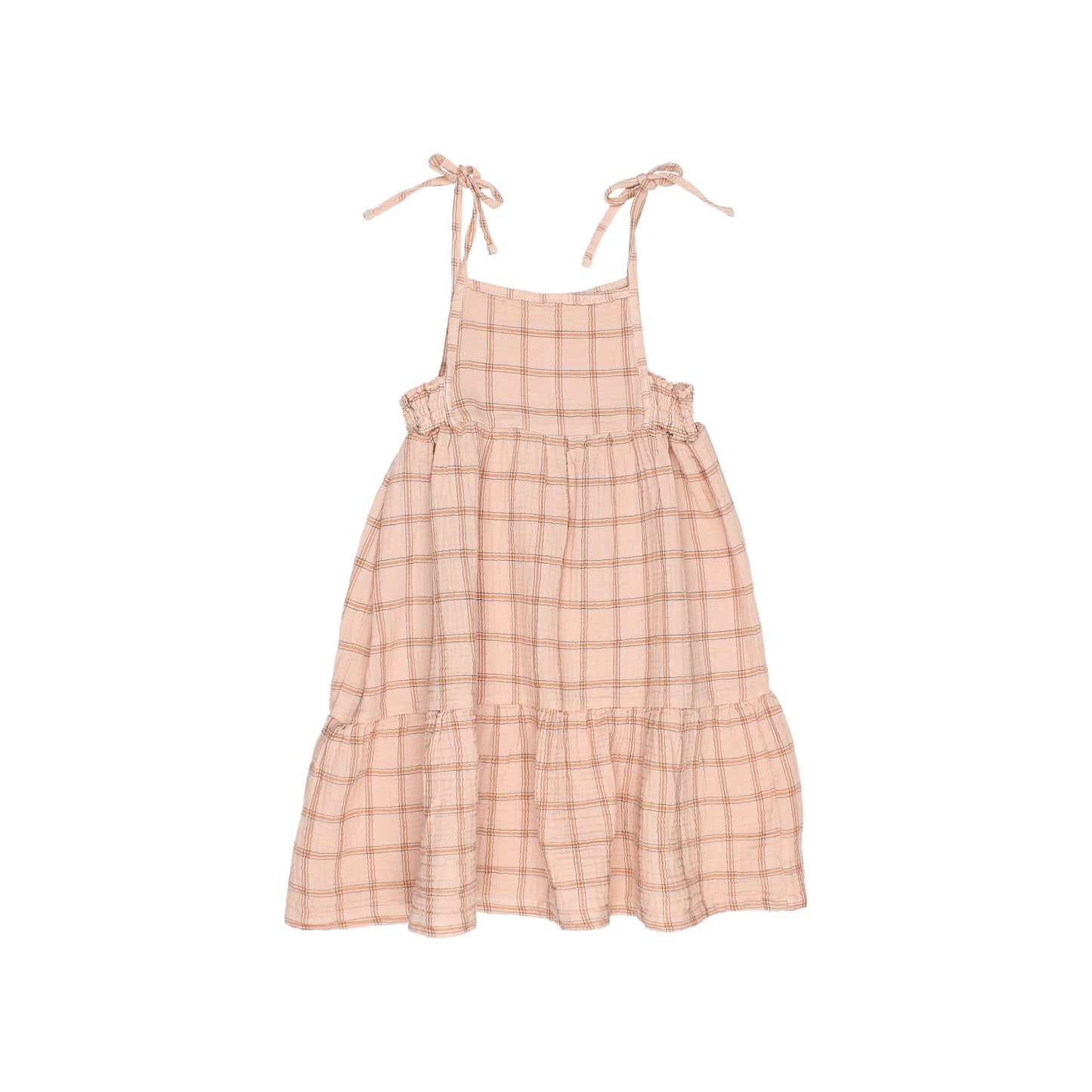 Búho BCN Check Kleid Rose