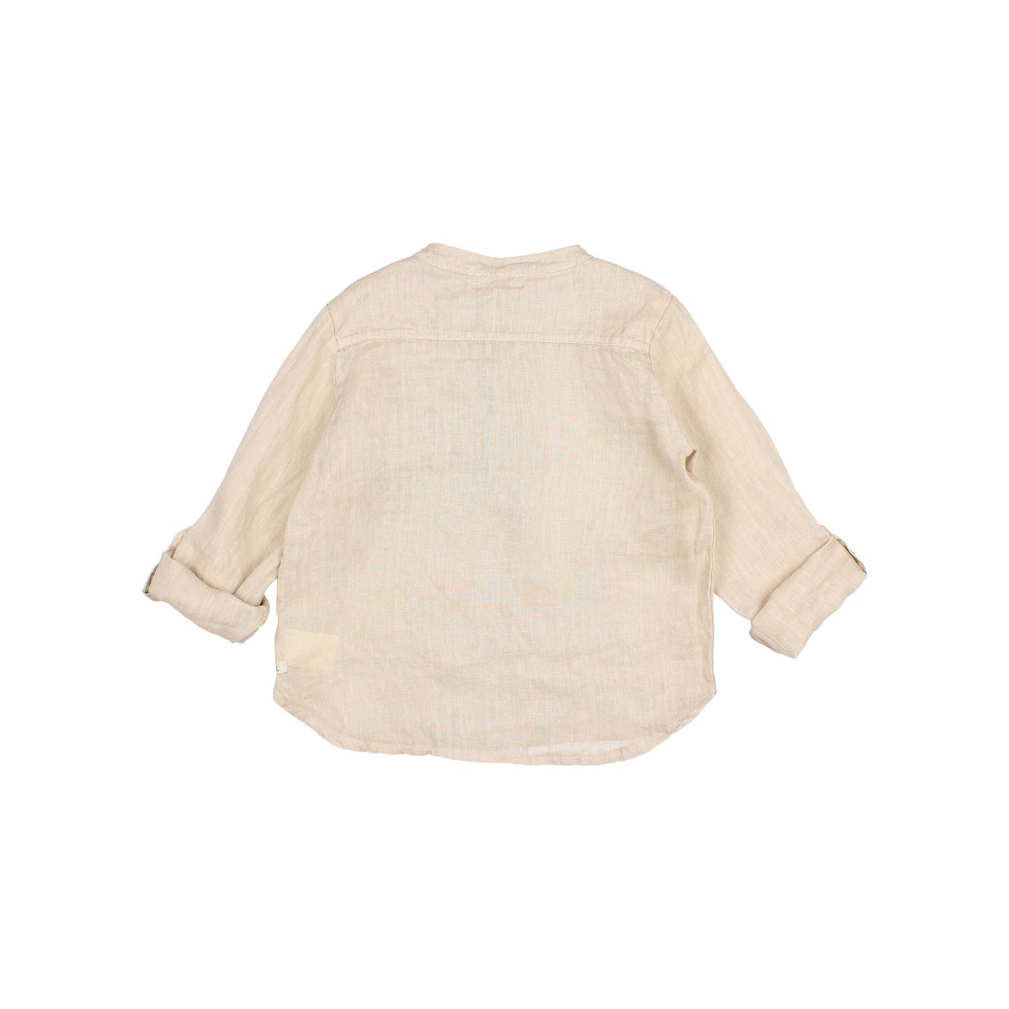 Búho BCN Leinen Kurta Shirt Sand