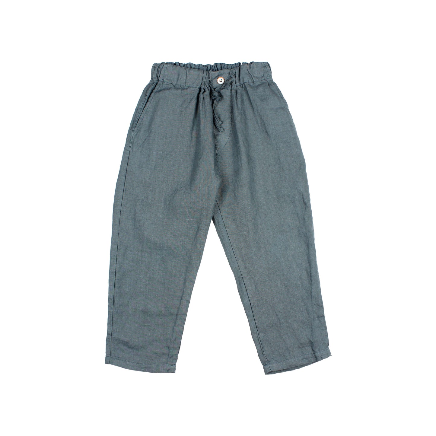 Búho BCN Leinen Hose Blue Teal