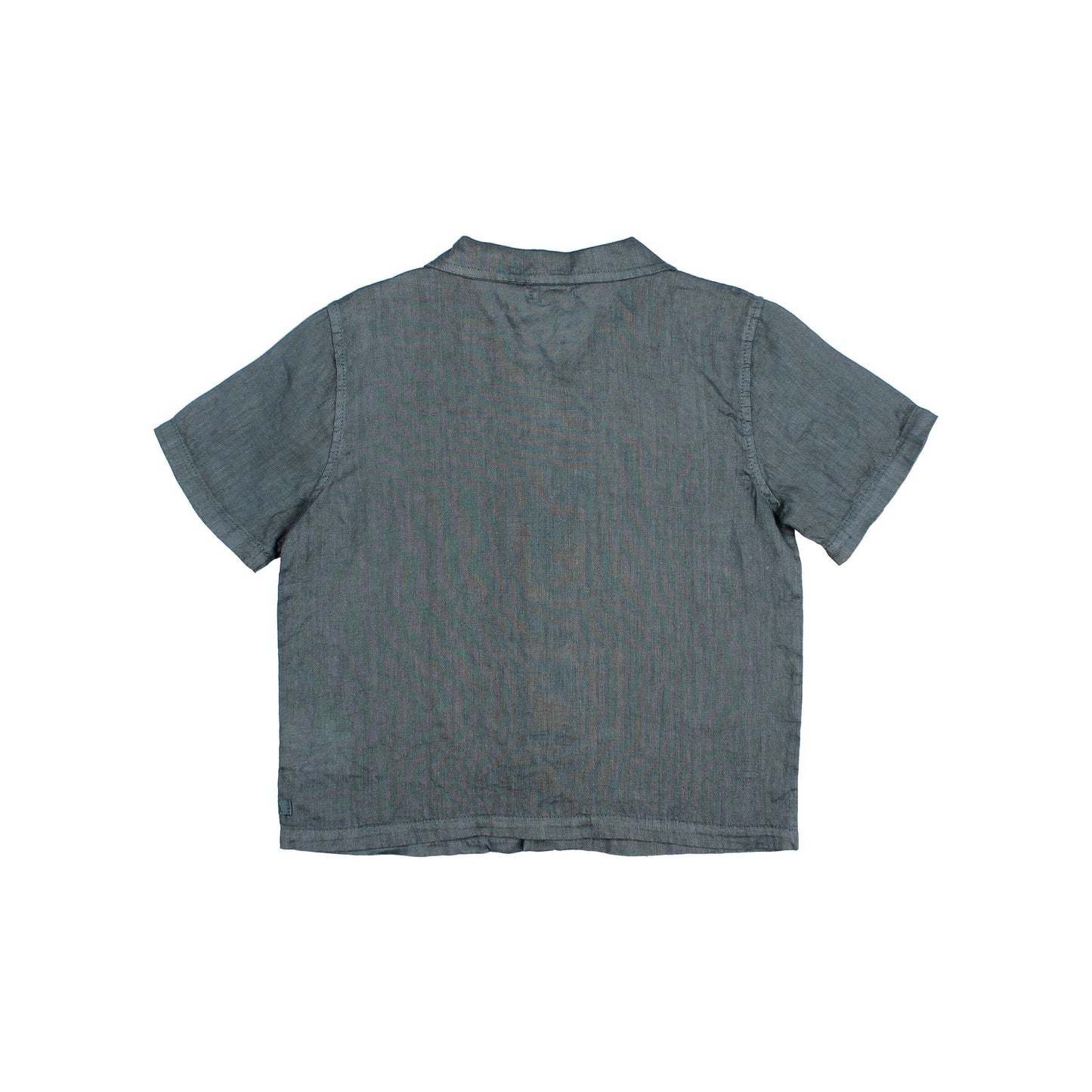 Búho BCN Leinen Hemd Blue Teal