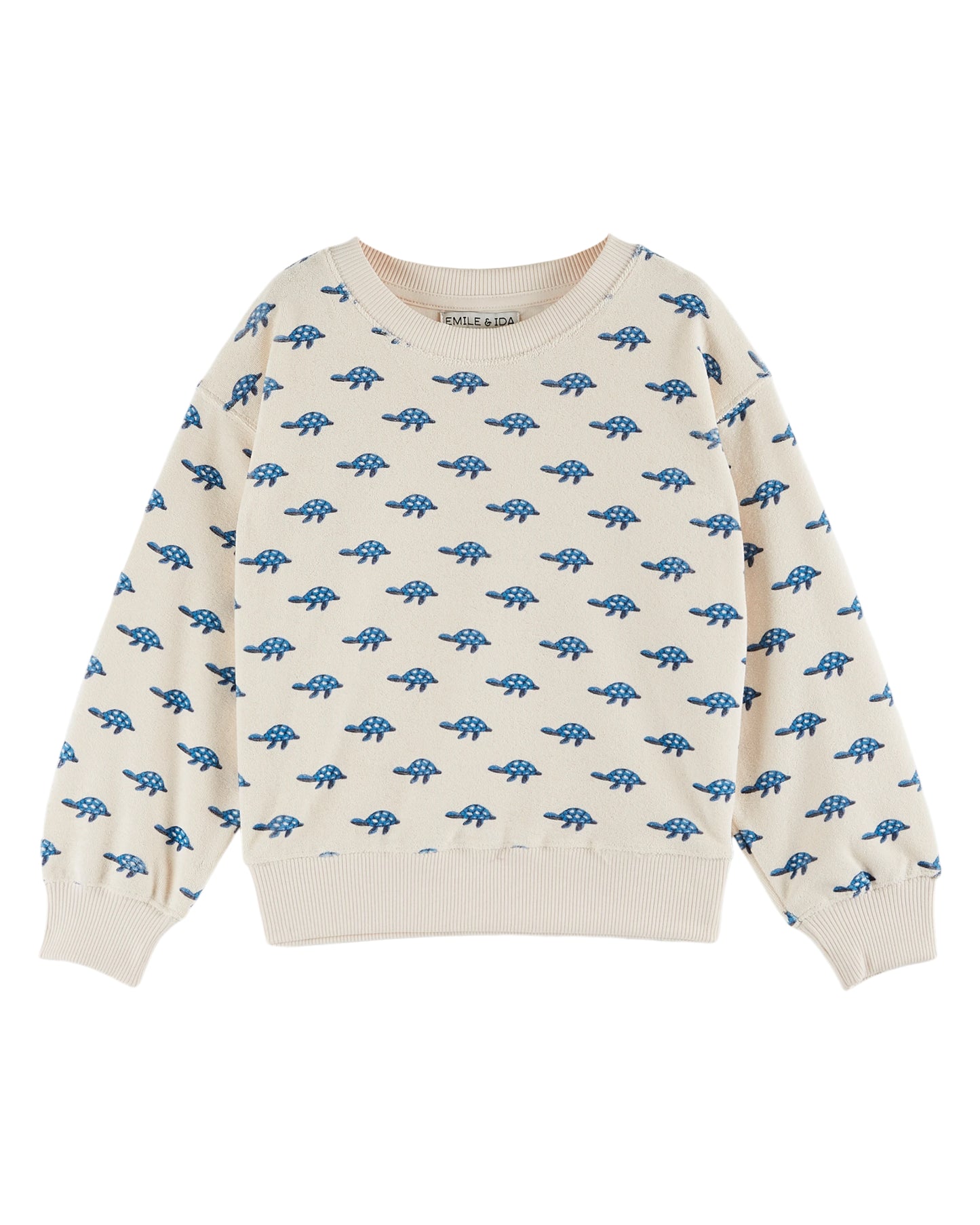 Emile et Ida Terry Sweatshirt Tortue
