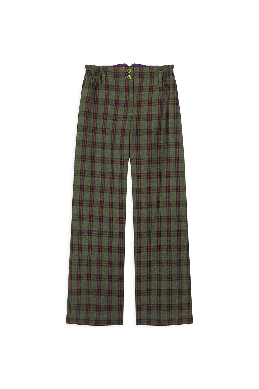 Louise Misha Hose Abuela Green Tartan