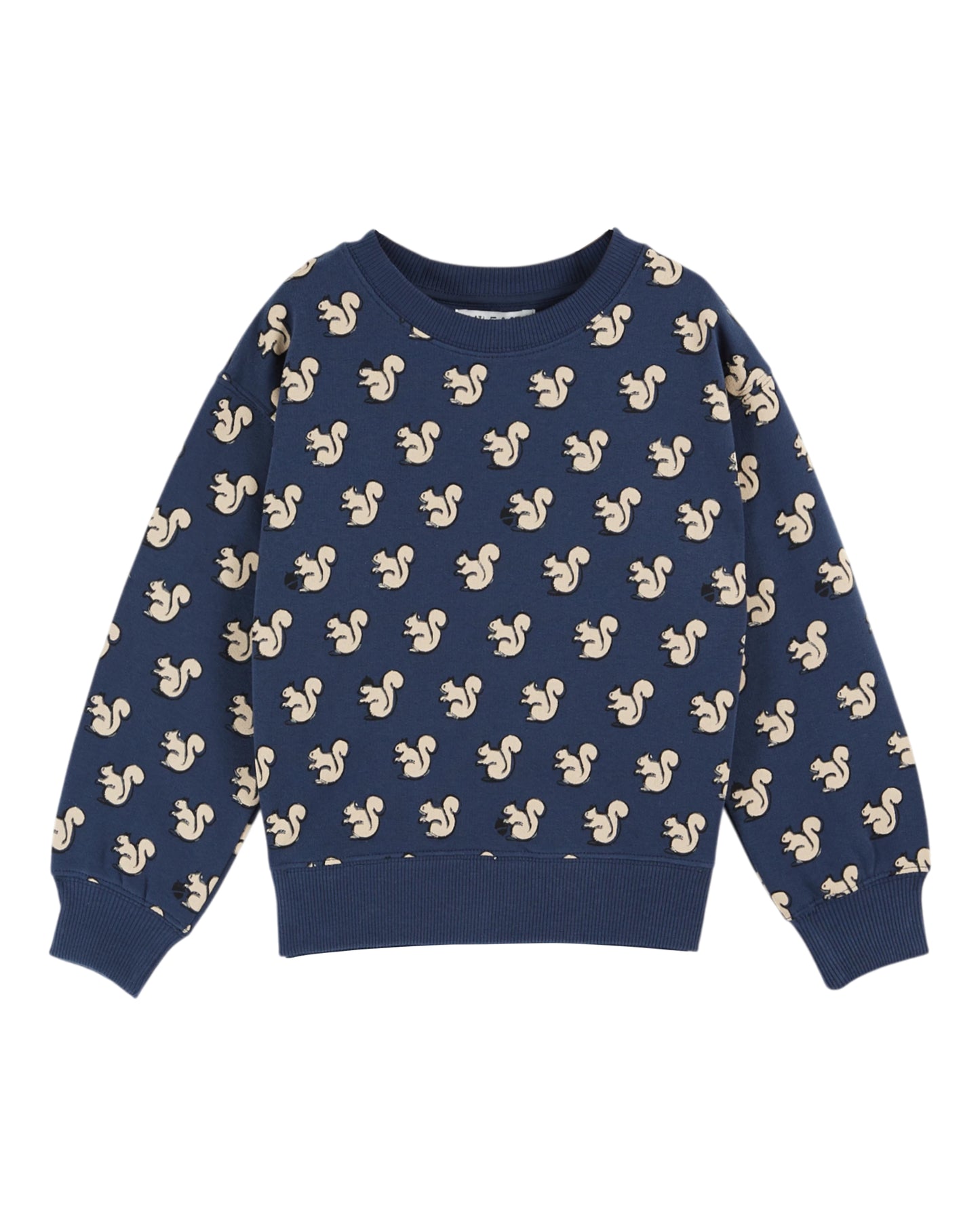 Emile et Ida Sweatshirt Eichhörnchen Minuit
