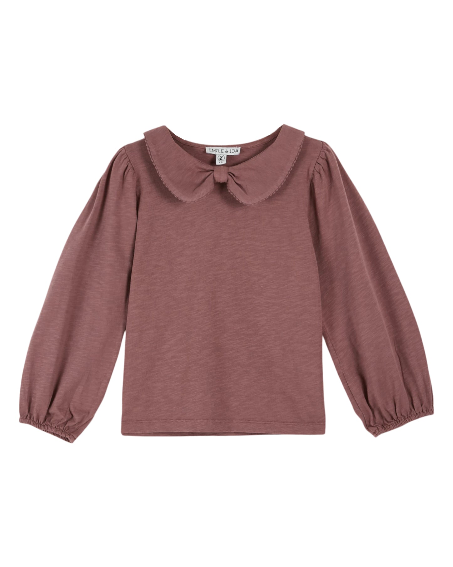 Emile et Ida T-Shirt Picote Violine