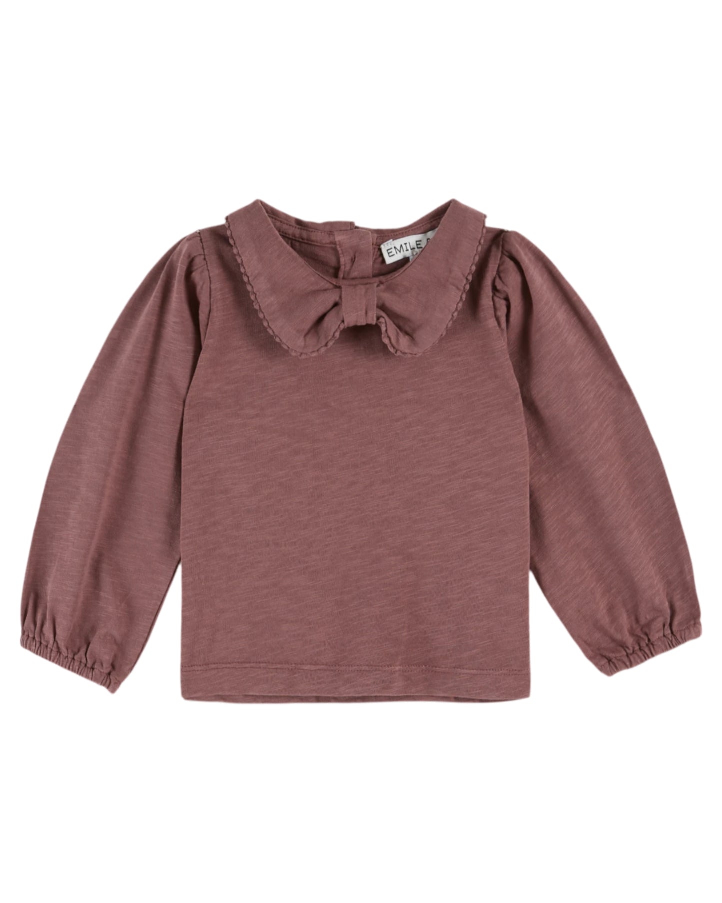 Emile et Ida T-Shirt Picote Violine