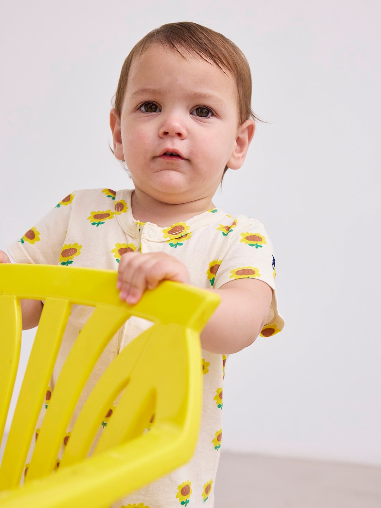 Bobo Choses Sunflower All Over Playsuit
