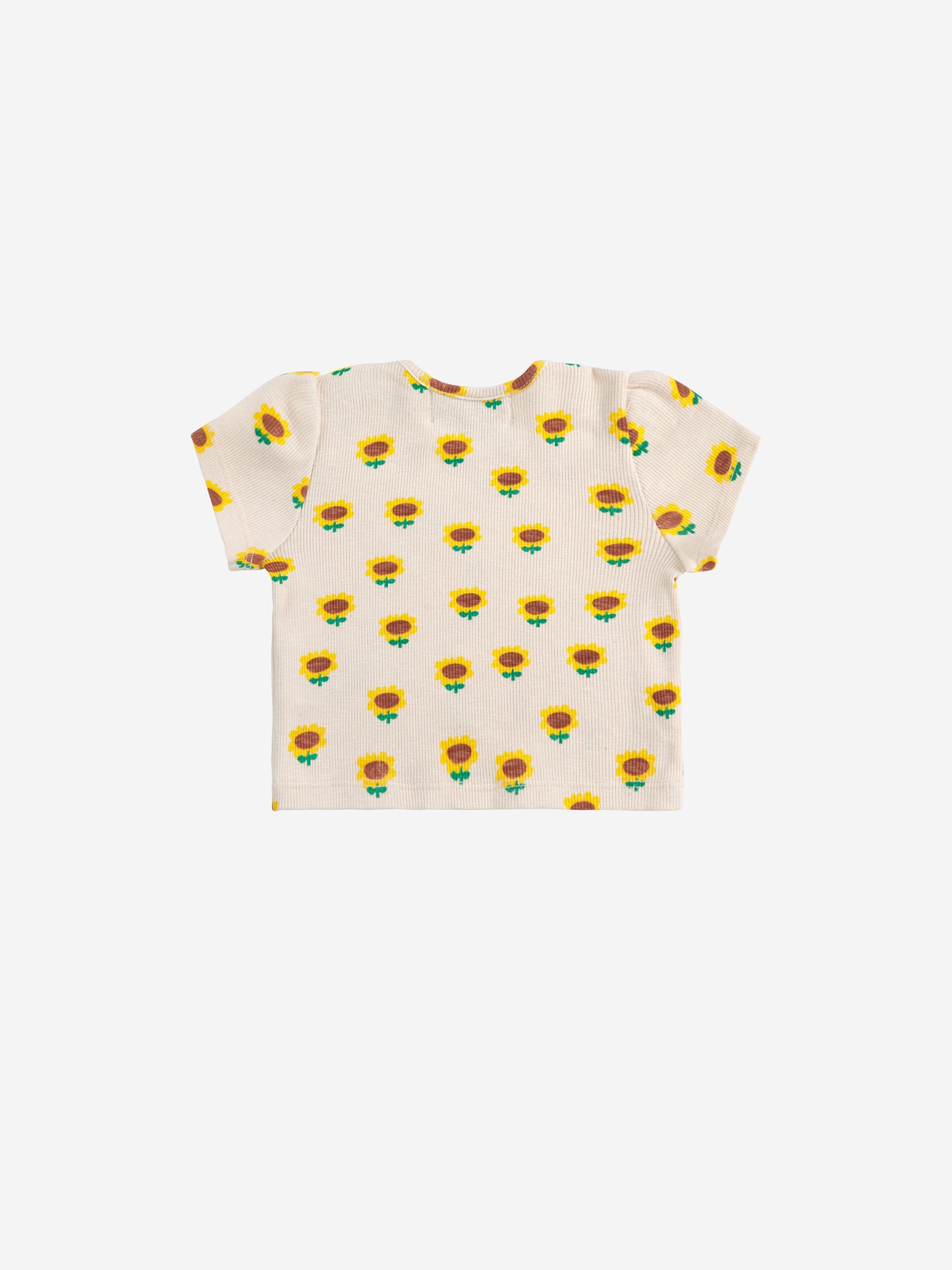 Bobo Choses Sun Flower All Over Ballon Ärmel T-Shirt