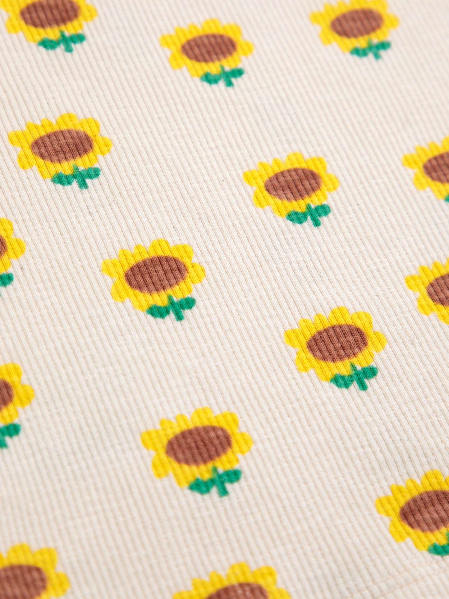 Bobo Choses Sun Flower All Over Ballon Ärmel T-Shirt