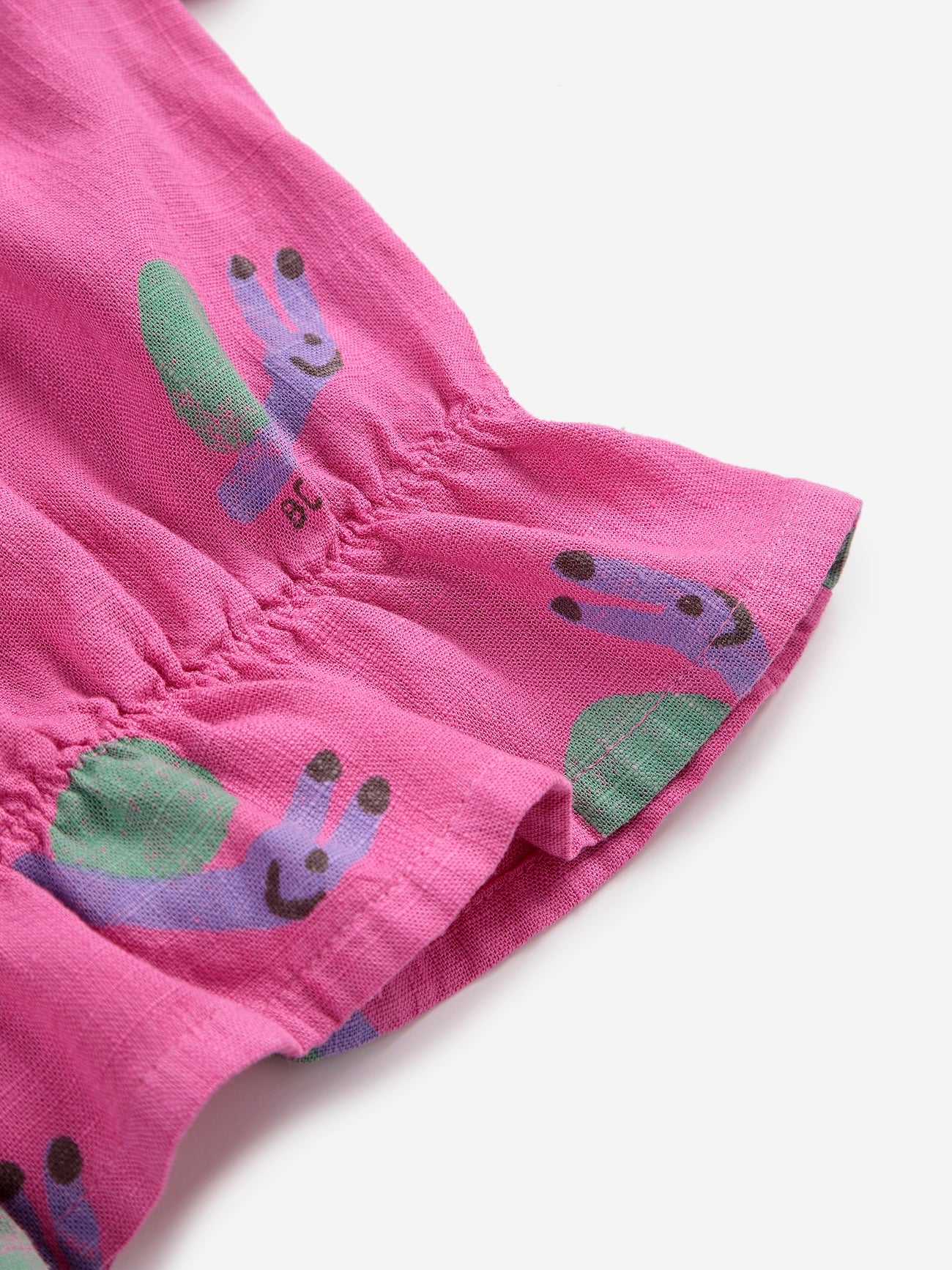 Bobo Choses Funny Snail All Over Woven Bluse