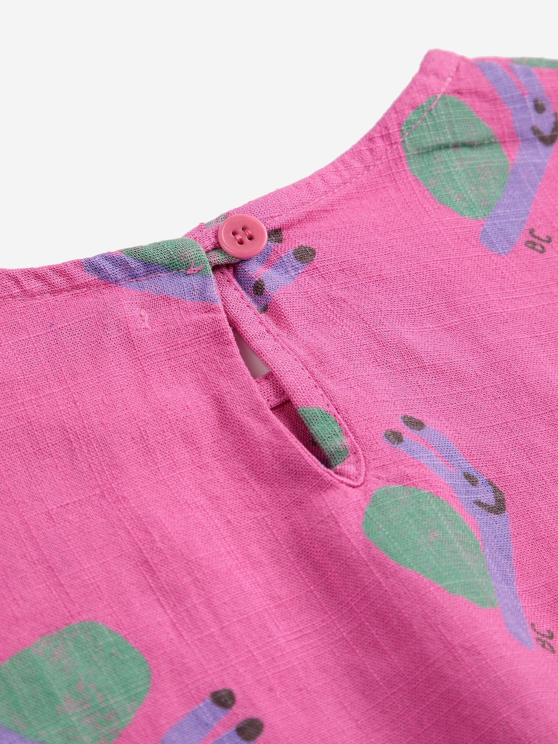 Bobo Choses Funny Snail All Over Woven Bluse