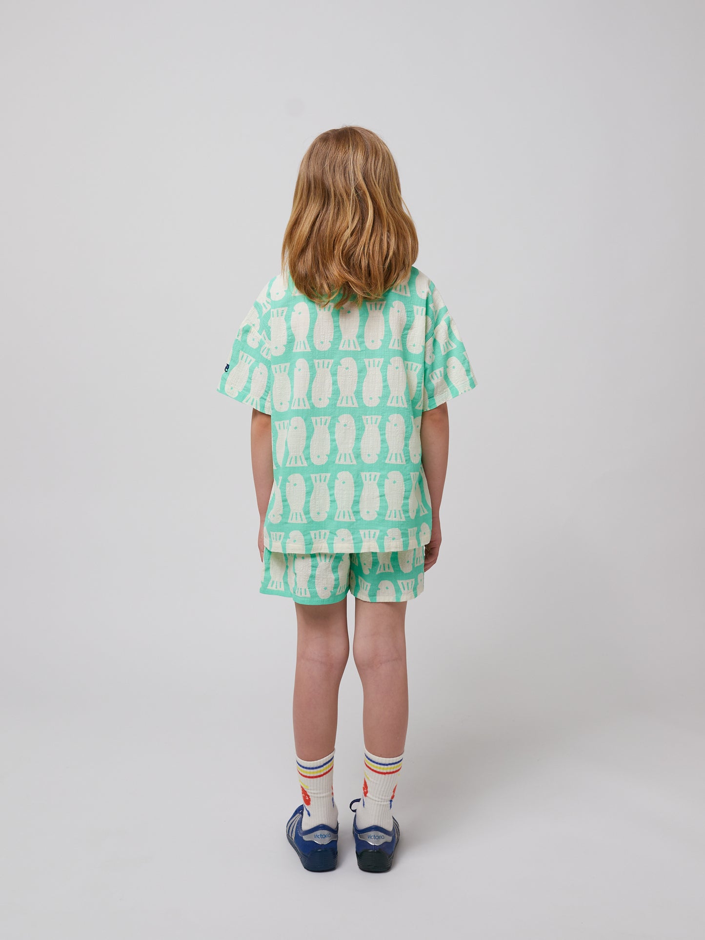 Bobo Choses Lucky Fish All Over Woven Shorts