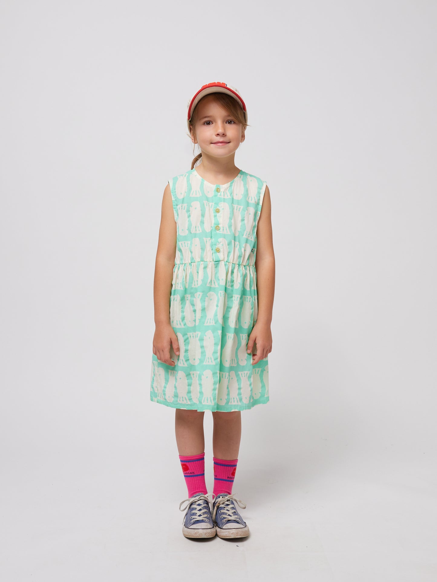 Bobo Choses Lucky Fish All Over ärmelloses Kleid