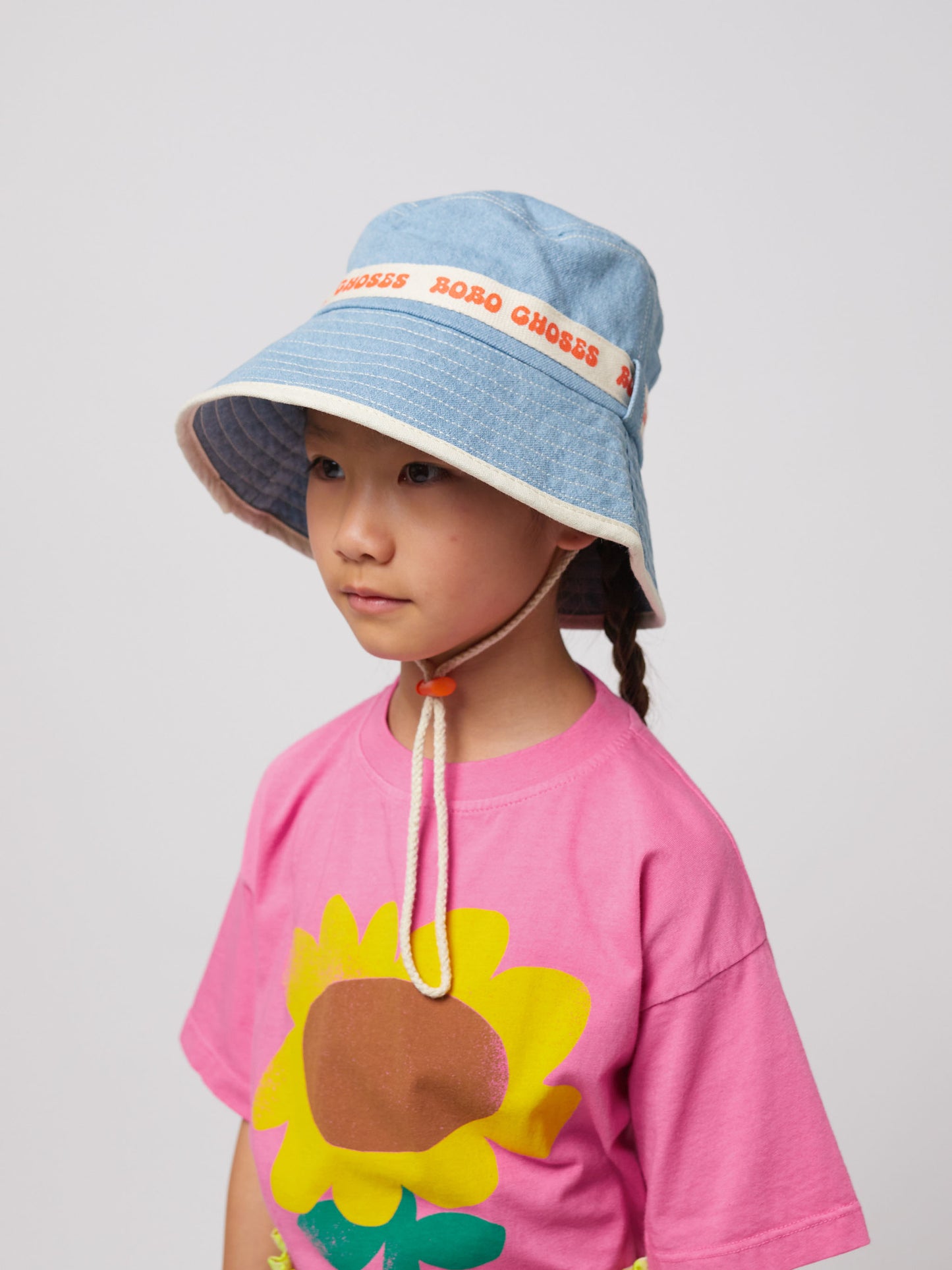 Bobo Choses Light Denim Bucket Hat