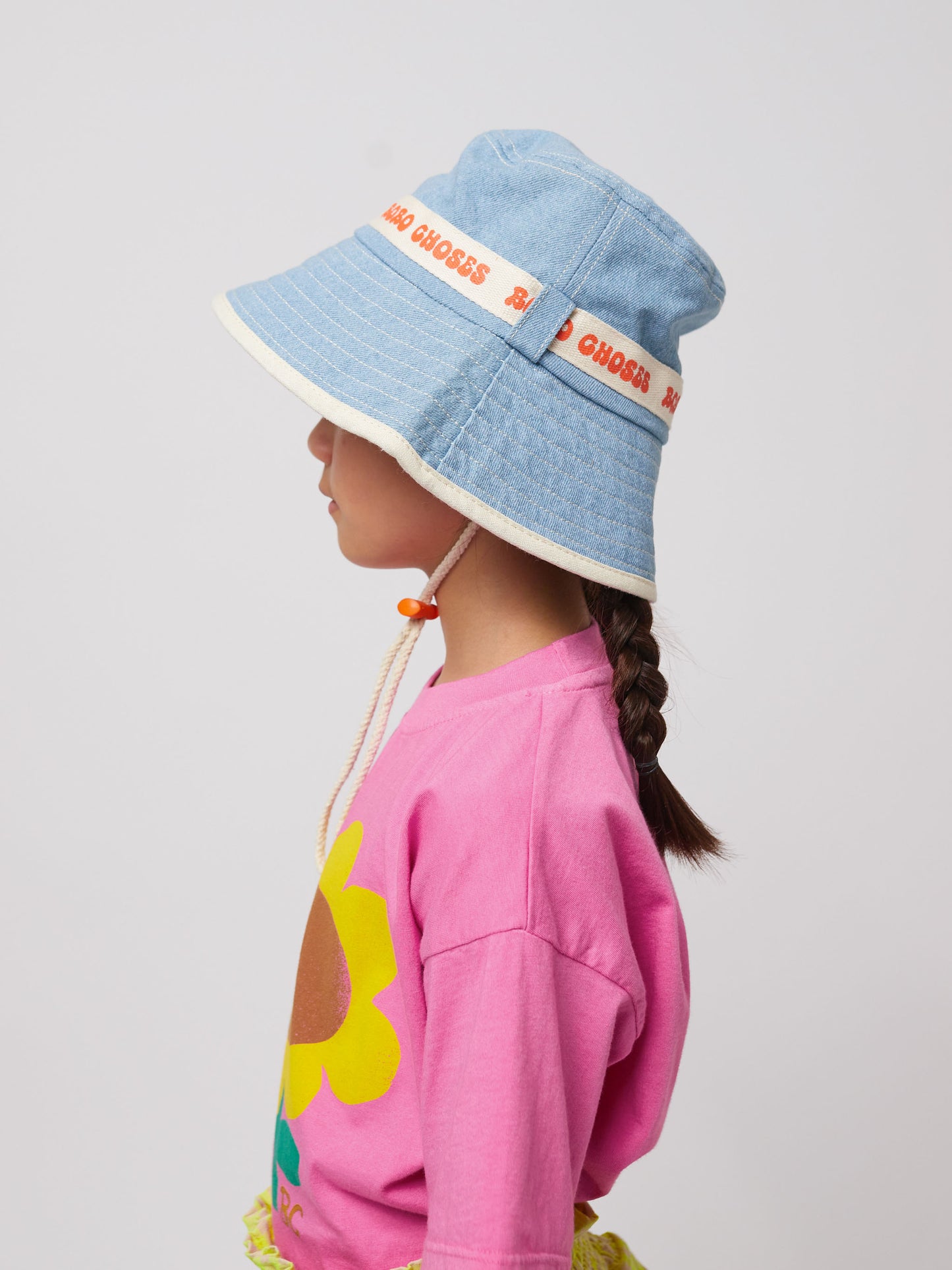 Bobo Choses Light Denim Bucket Hat