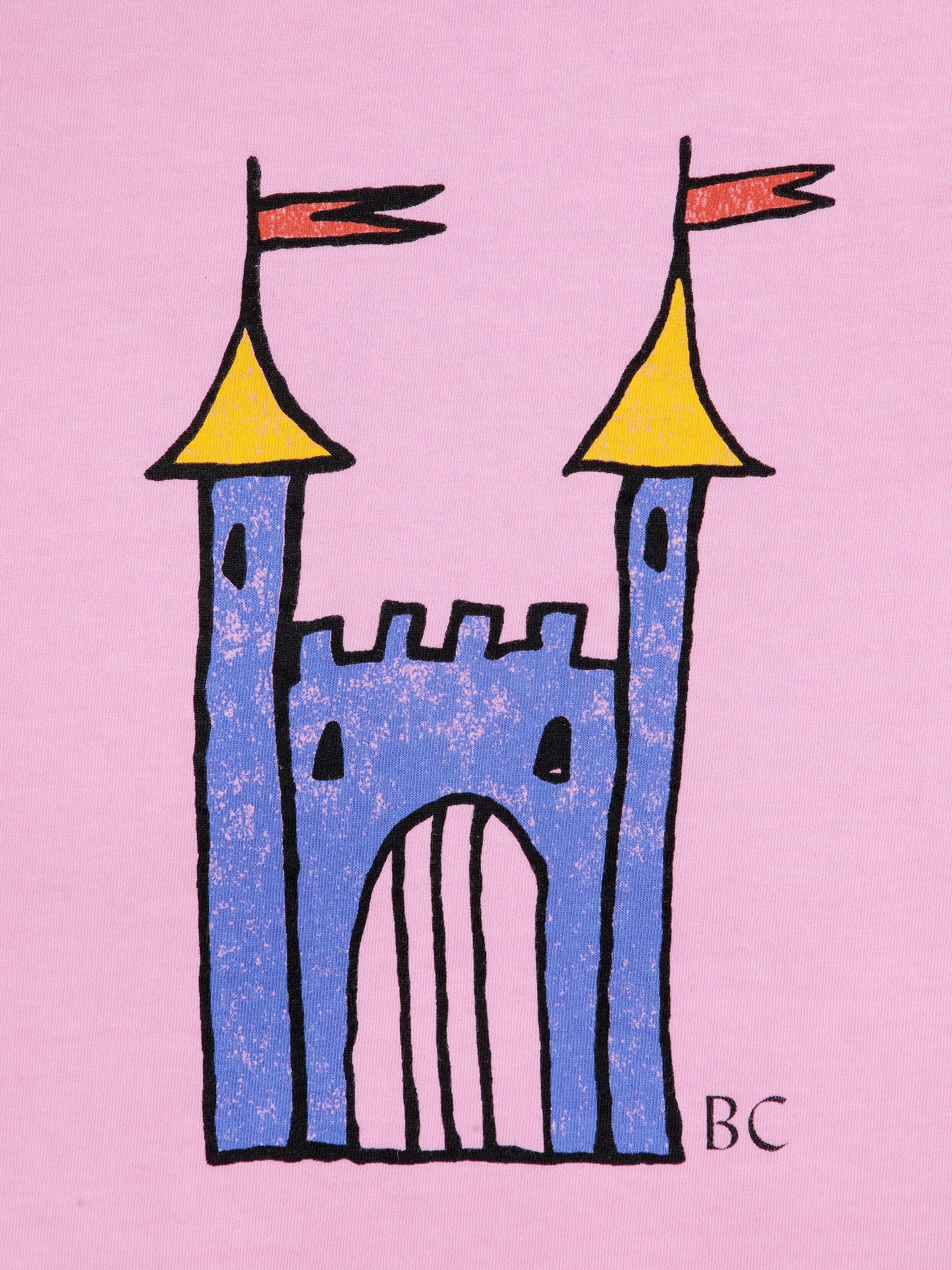 Bobo Choses Faraway Castle T-Shirt Pink