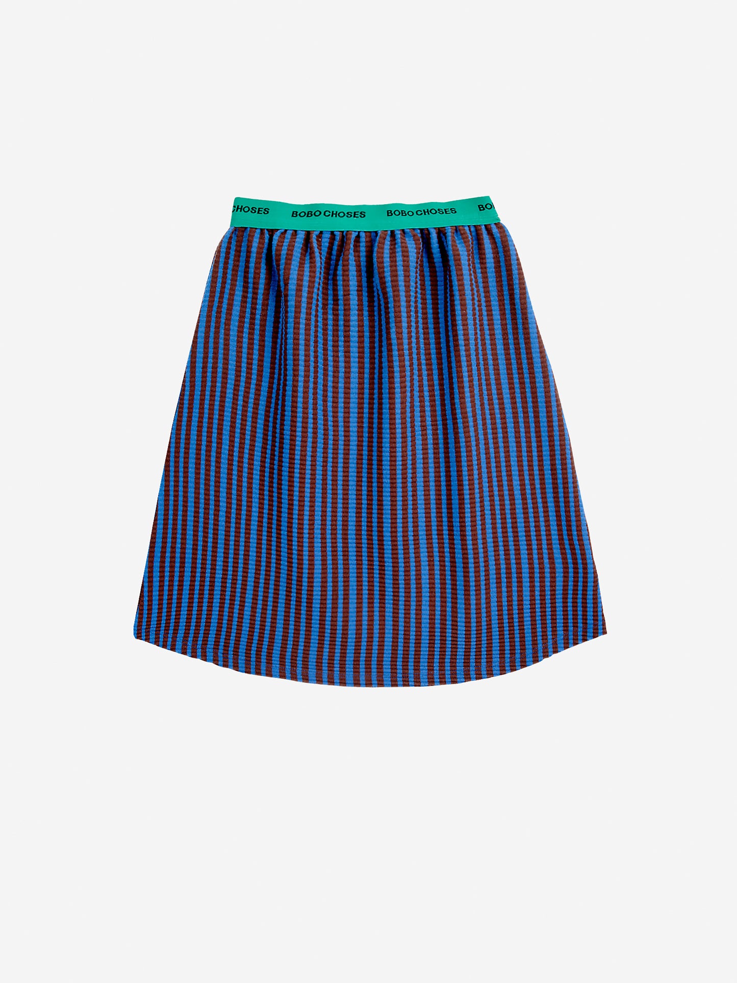 Bobo Choses Stripes Ribbed Jupe Dark Brown
