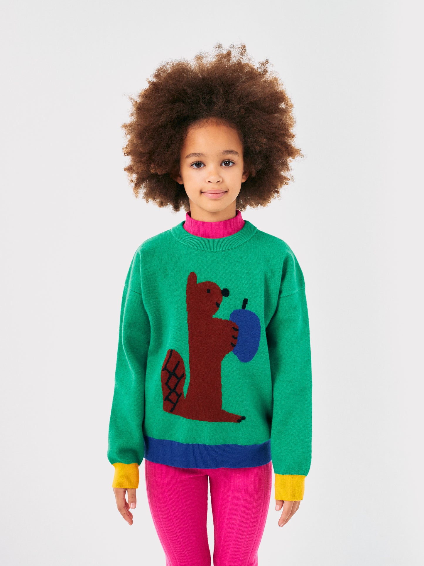 Bobo Choses Ribbed Leggings Fuchsia