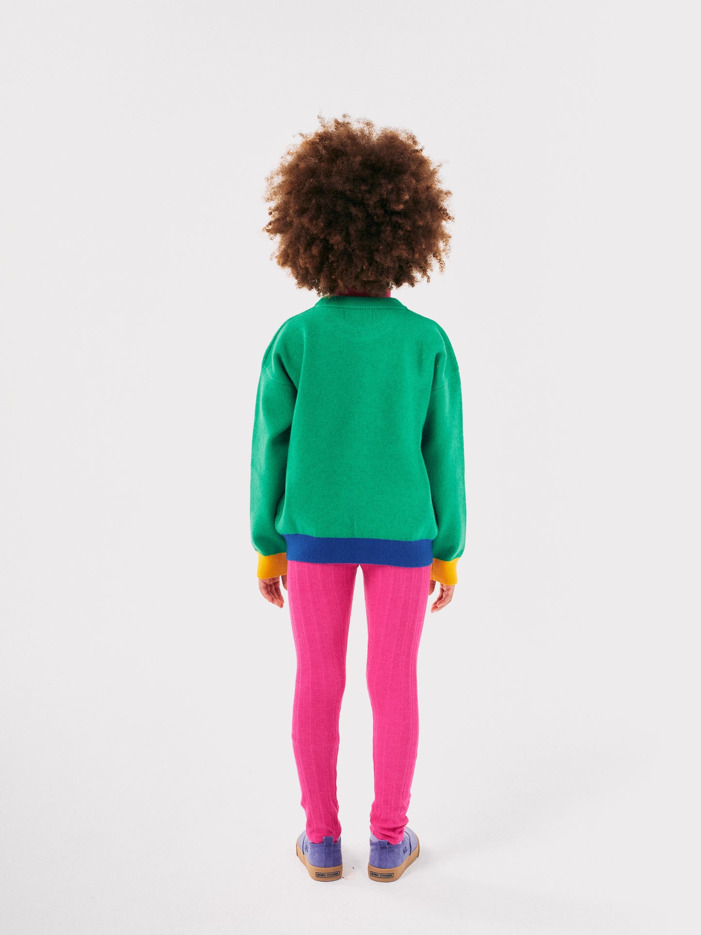 Bobo Choses Ribbed Leggings Fuchsia