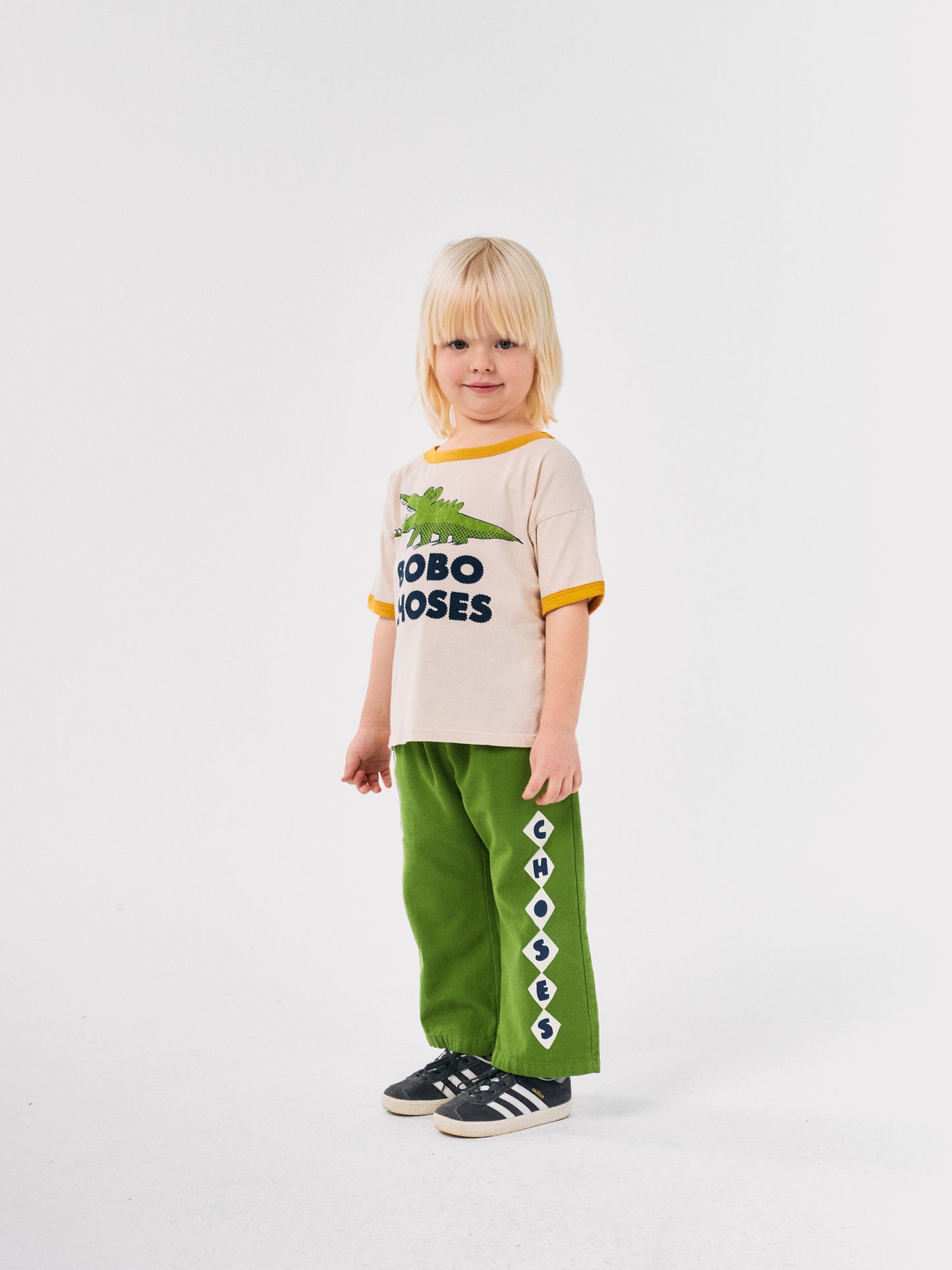 Bobo Choses Diamonds Straight Hose Olive