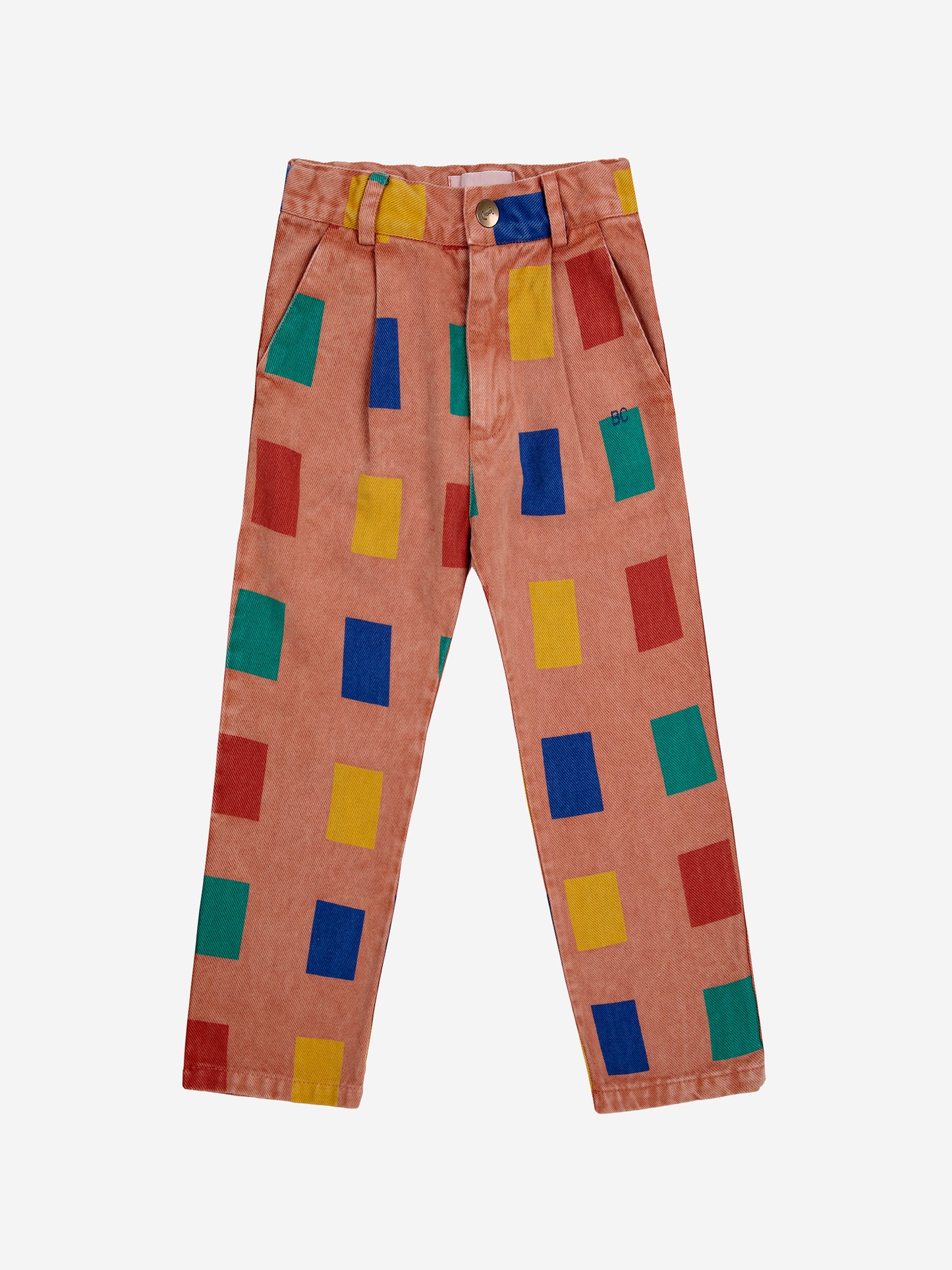 Bobo Choses Color Game All Over Chino Hose Brown