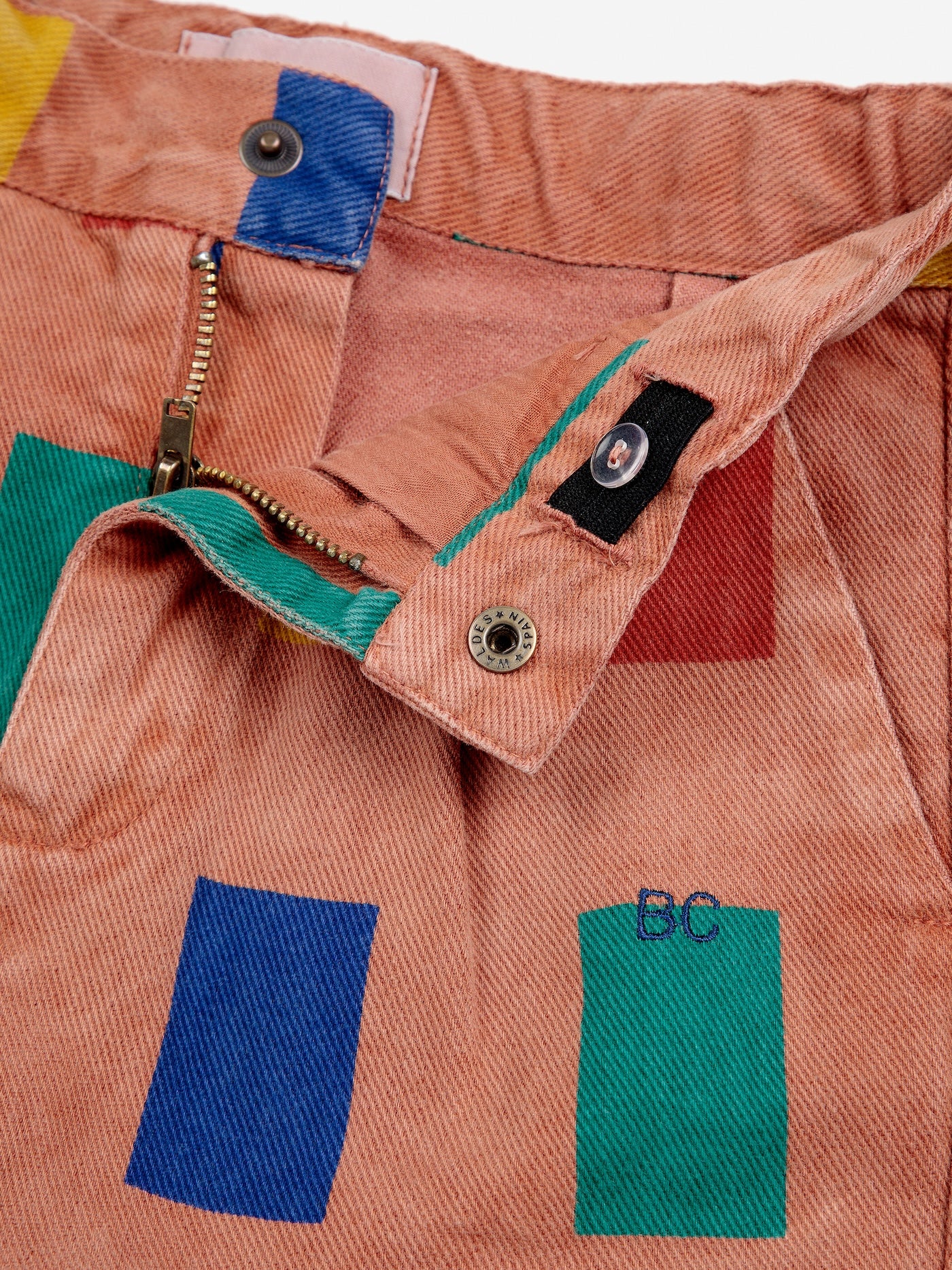 Bobo Choses Color Game All Over Chino Hose Brown