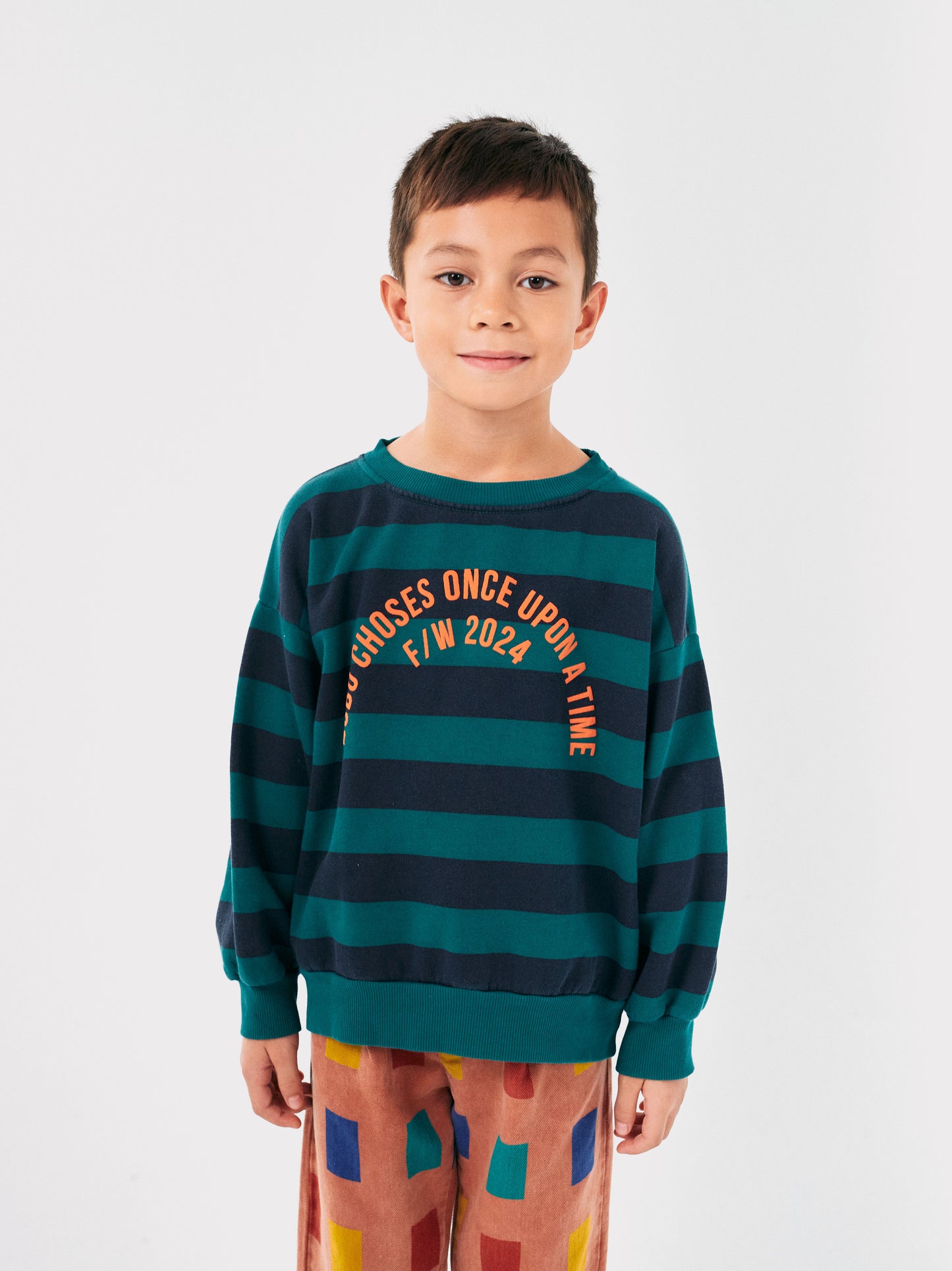 Bobo Choses Color Game All Over Chino Hose Brown