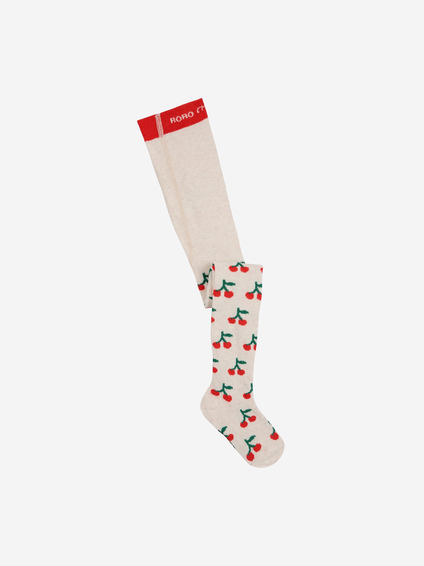 Bobo Choses Baby Cherry All Over Strumpfhose Offwhite