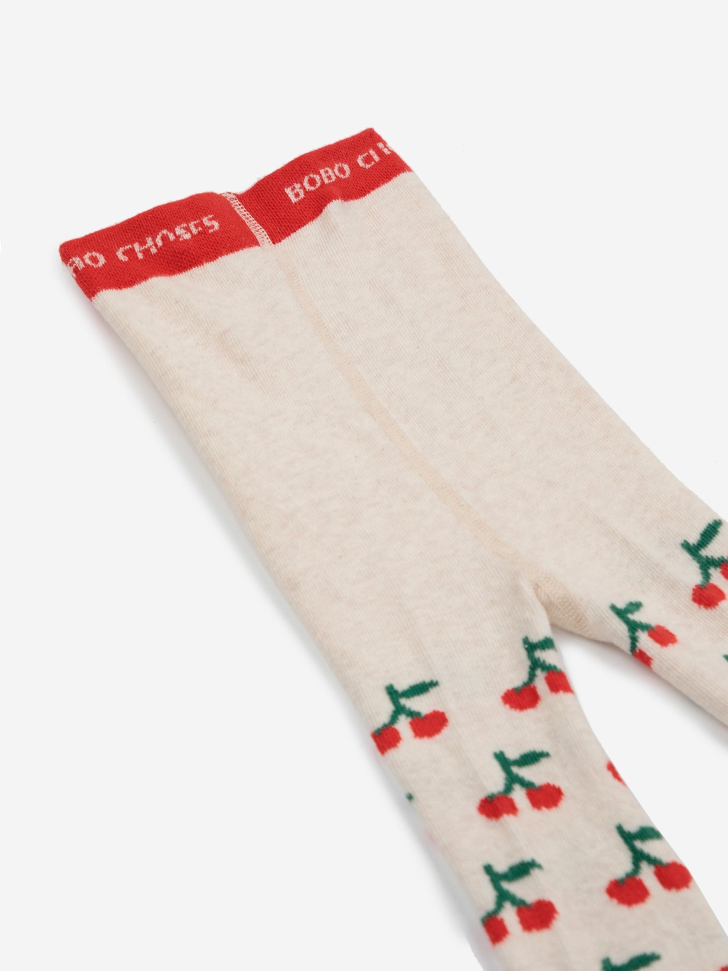 Bobo Choses Baby Cherry All Over Strumpfhose Offwhite