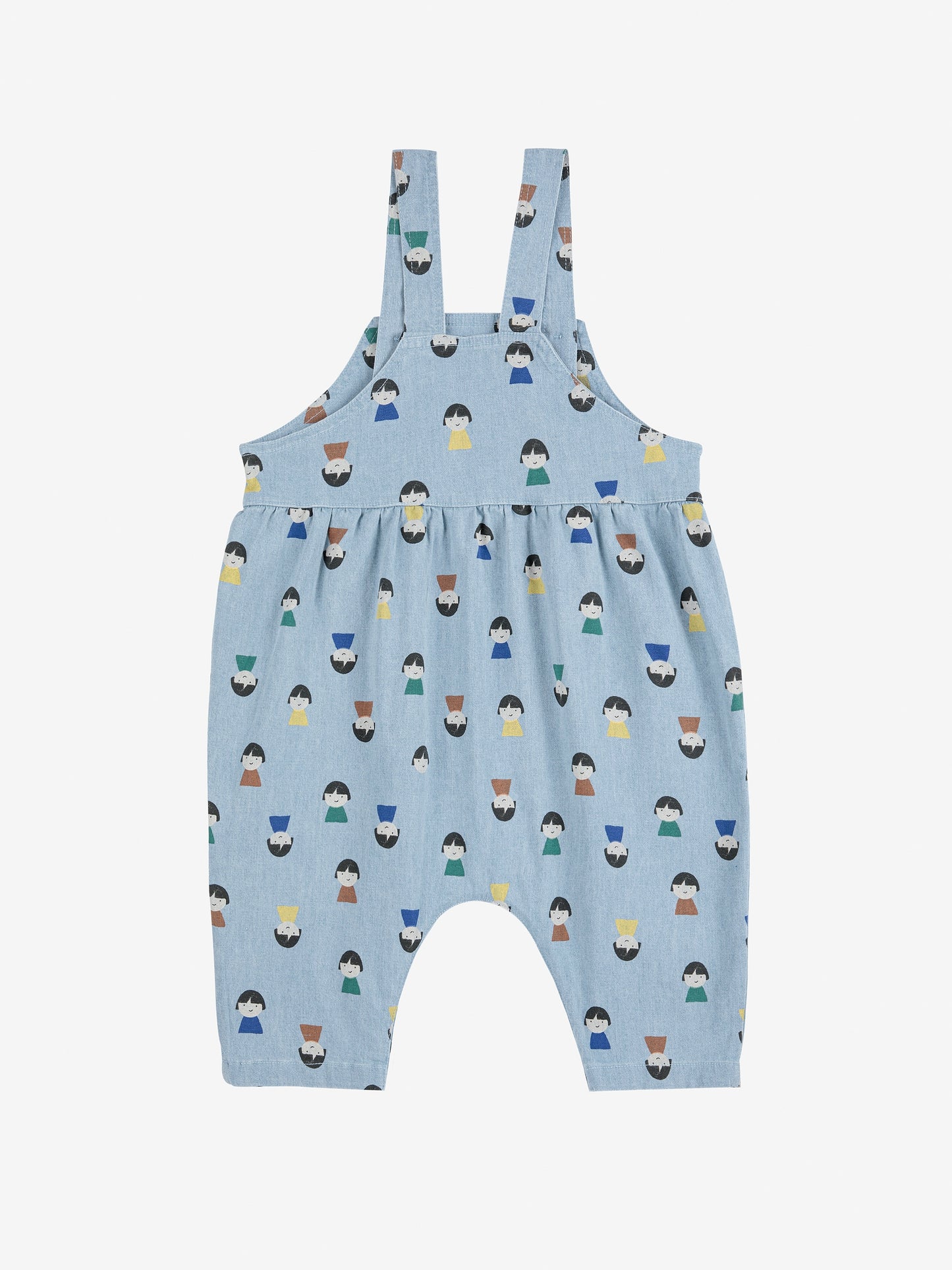 Bobo Choses Game Pawns All Over Light Denim Overall