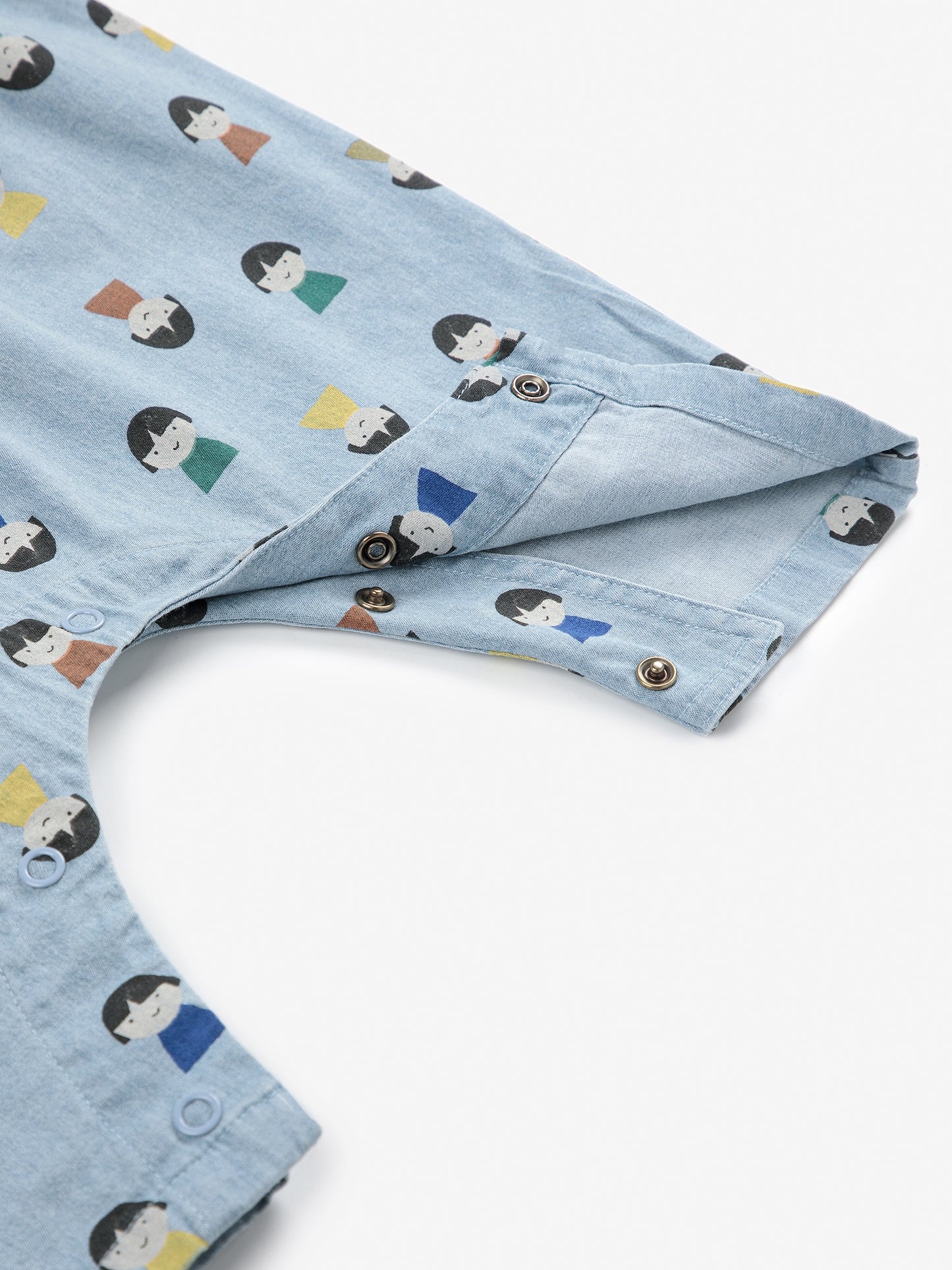 Bobo Choses Game Pawns All Over Light Denim Overall