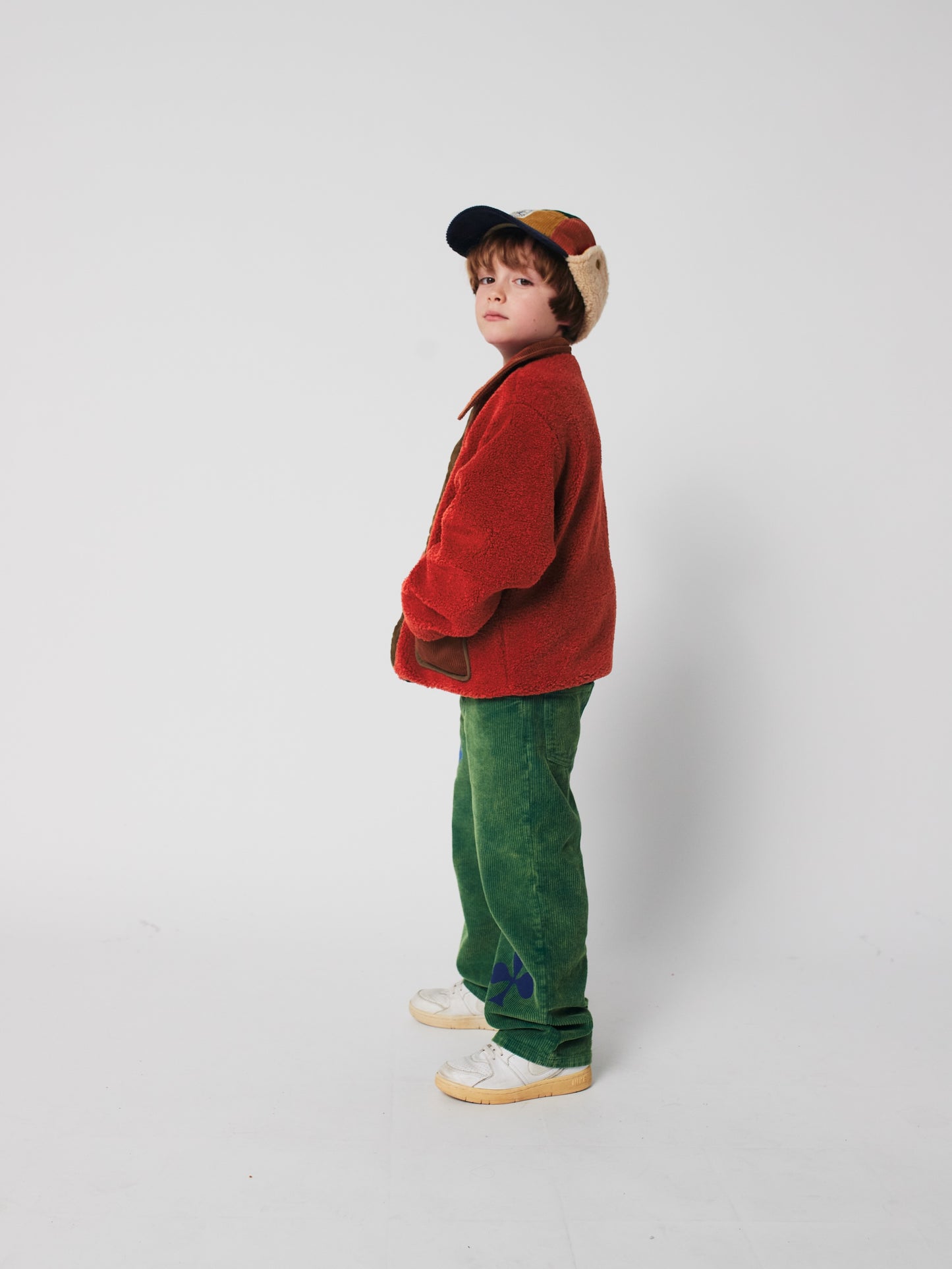 Bobo Choses Multicolor Tiles Reversible Sheepskin Jacke