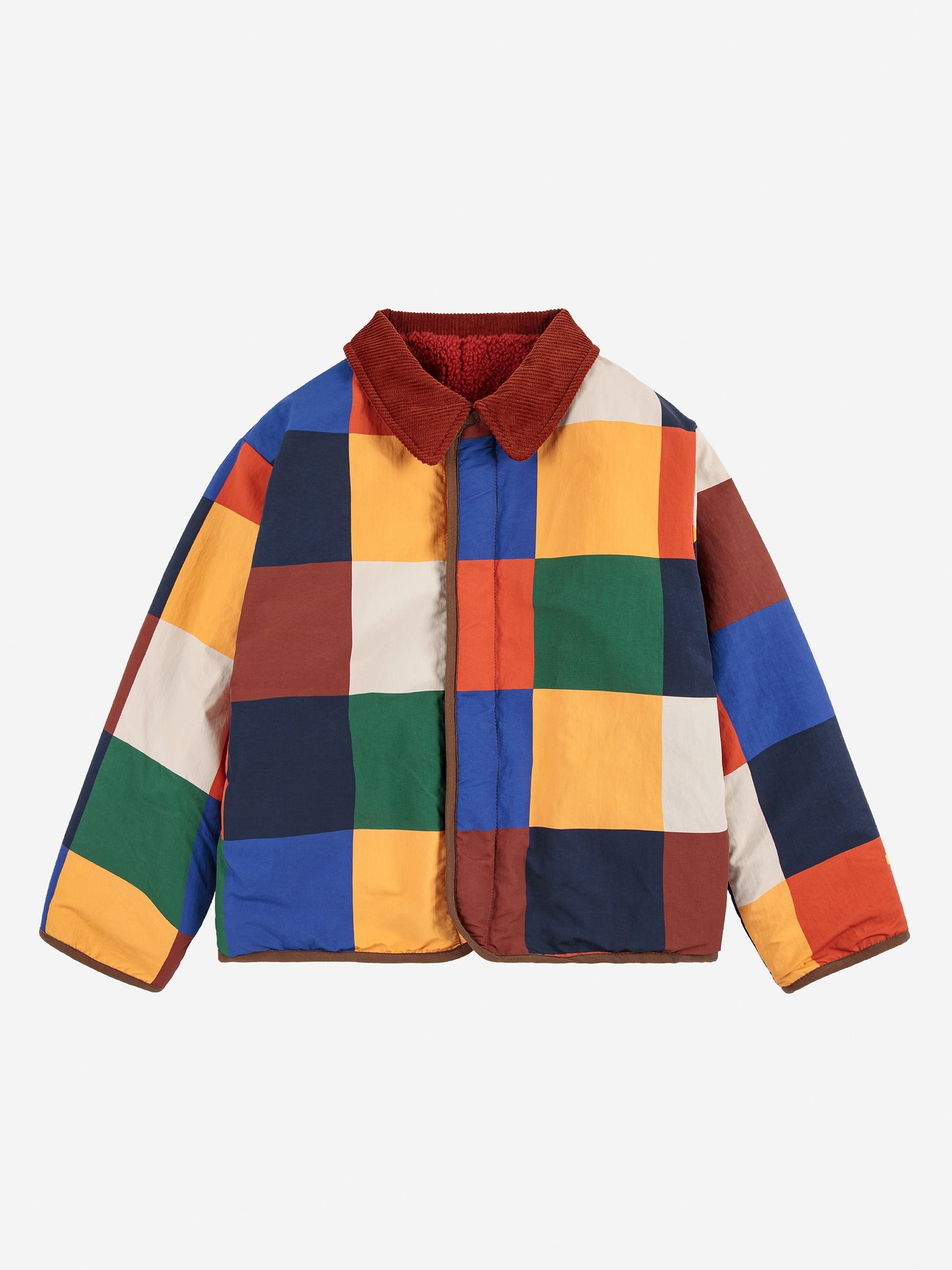 Bobo Choses Multicolor Tiles Reversible Sheepskin Jacke