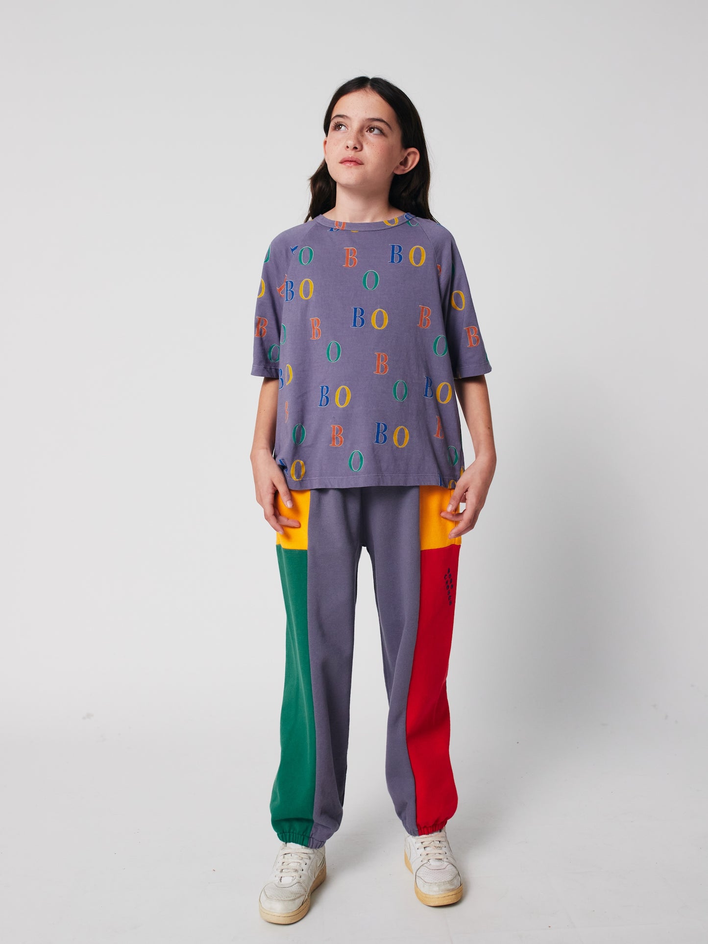 Bobo Choses Multicolor All Over Raglan T-Shirt