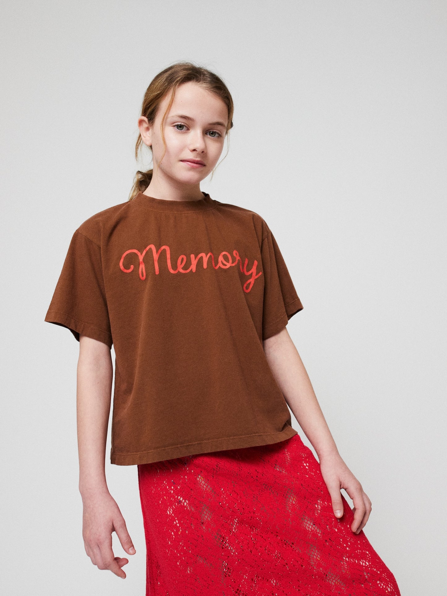 Bobo Choses B-Side Memory T-Shirt Dark Brown
