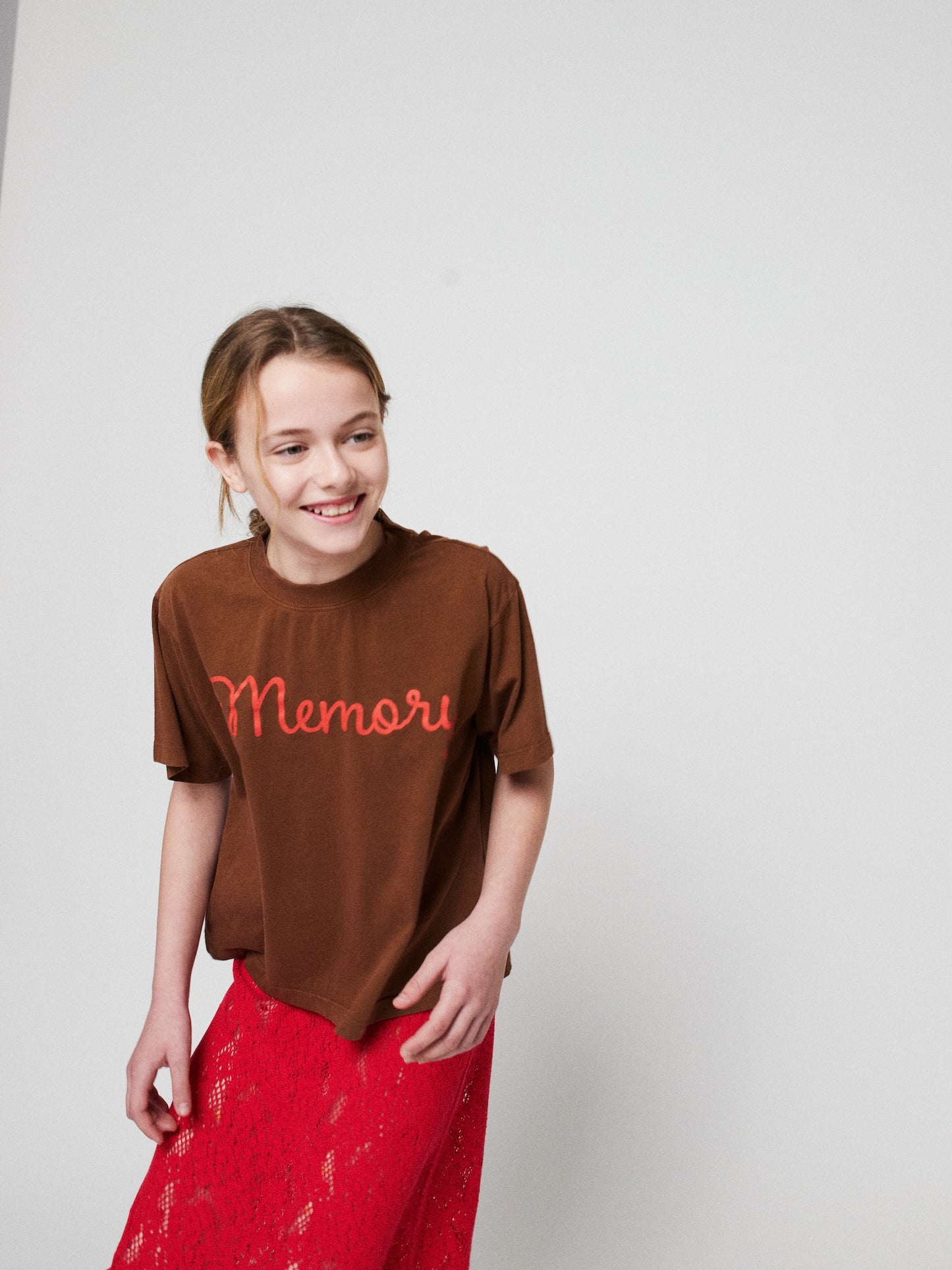 Bobo Choses B-Side Memory T-Shirt Dark Brown