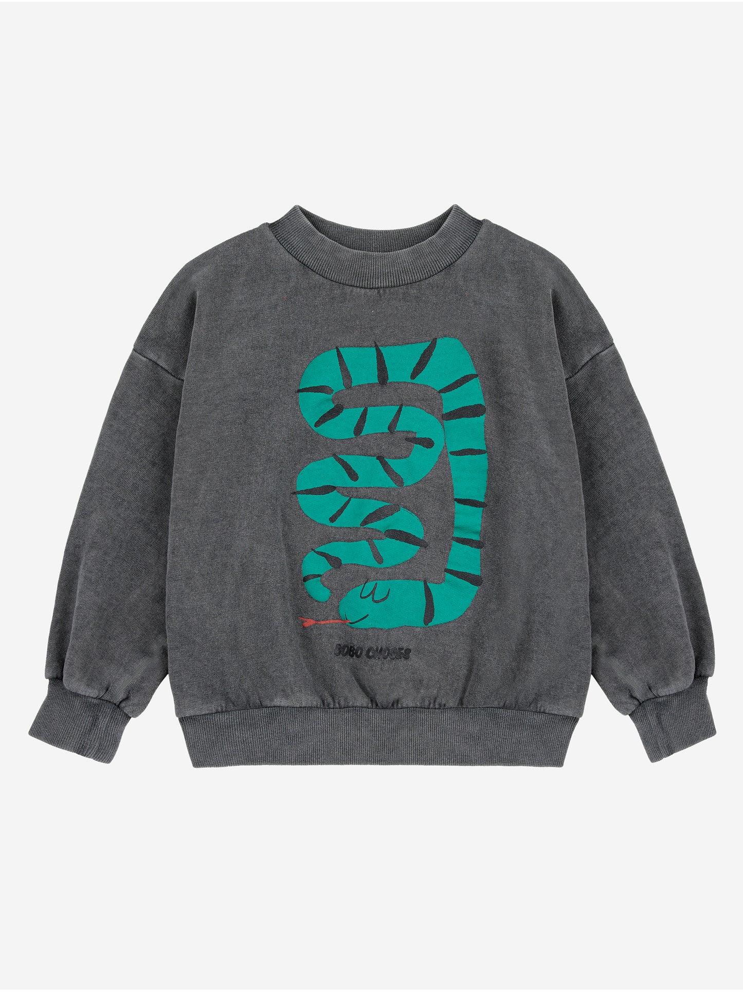 Bobo Choses B-Side Snake Sweatshirt Dark Grey