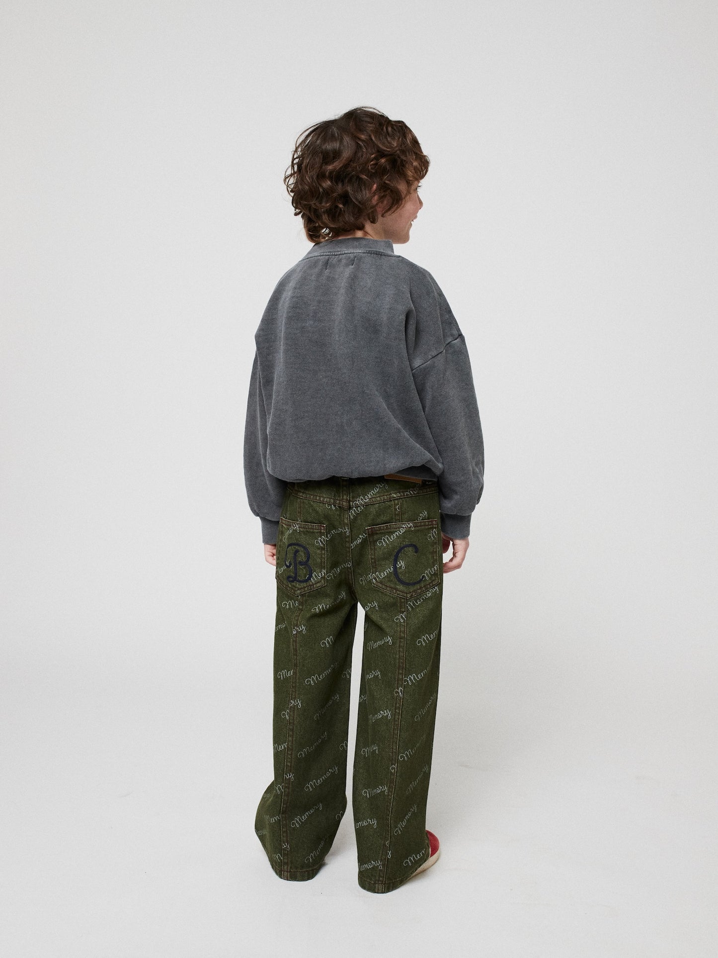 Bobo Choses B-Side Snake Sweatshirt Dark Grey